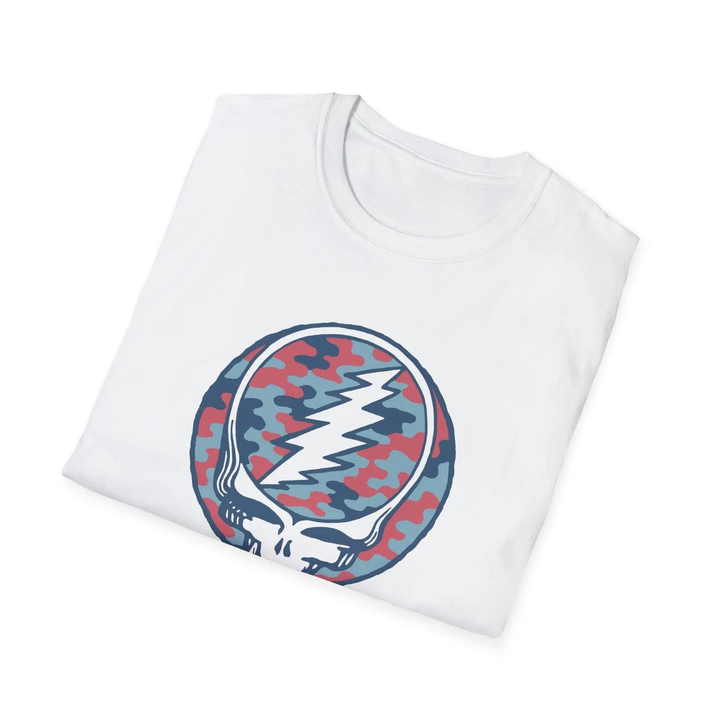 Camo Stealie Color Match Grateful Dead Vineyard Collection T-Shirt