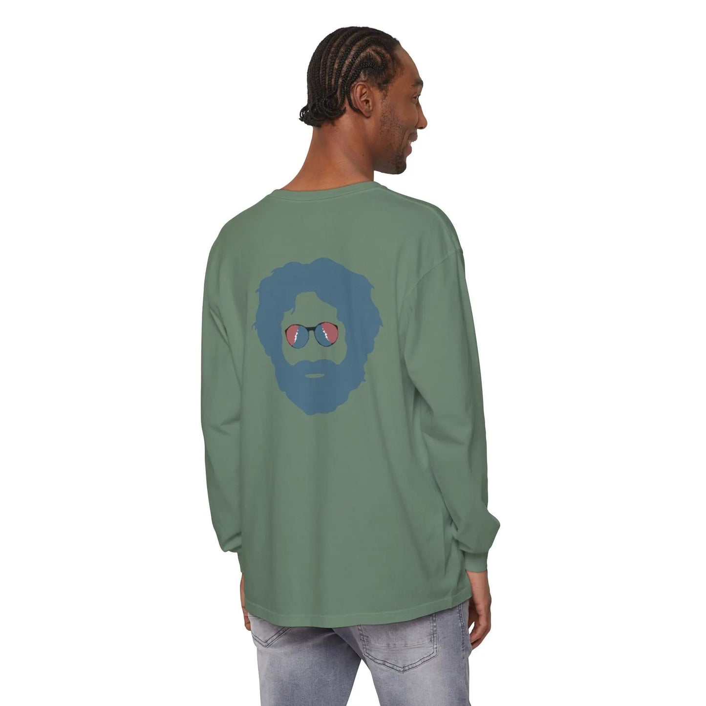 Jerry Garcia Vineyard Collection Garment-dyed Long Sleeve T-Shirt Grateful Dead