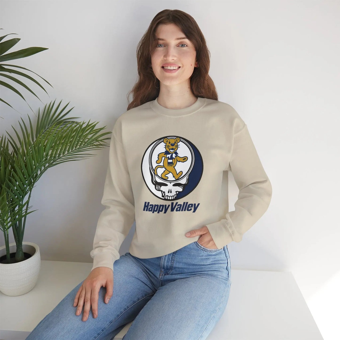 Happy Valley Dancing Lion Stealie Crewneck Sweatshirt