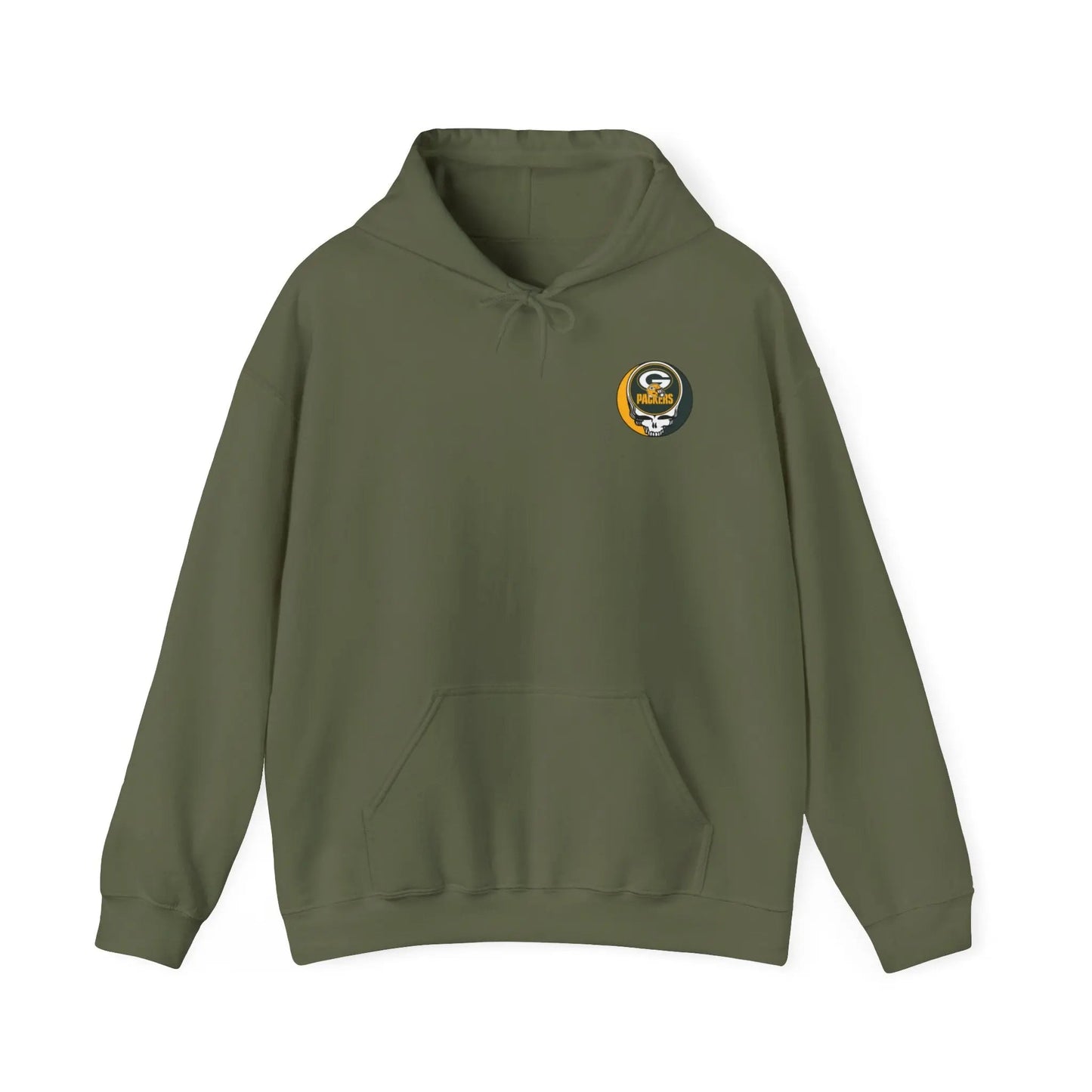 Green Bay Packers Dancing Bear Unisex Hoodie Two-Sided The Gridiron Collection