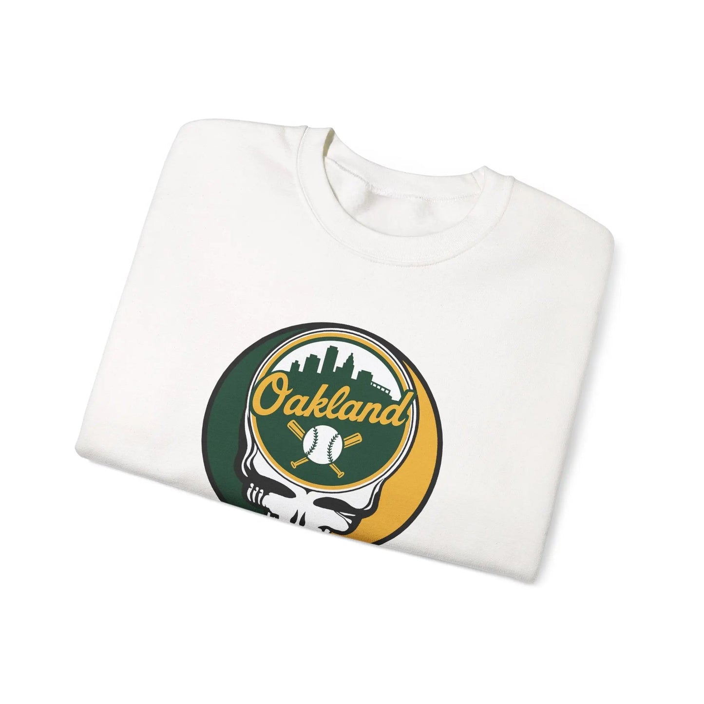 Grateful Dead Stealie Oakland Baseball Edition Crewneck Sweatshirt MLB