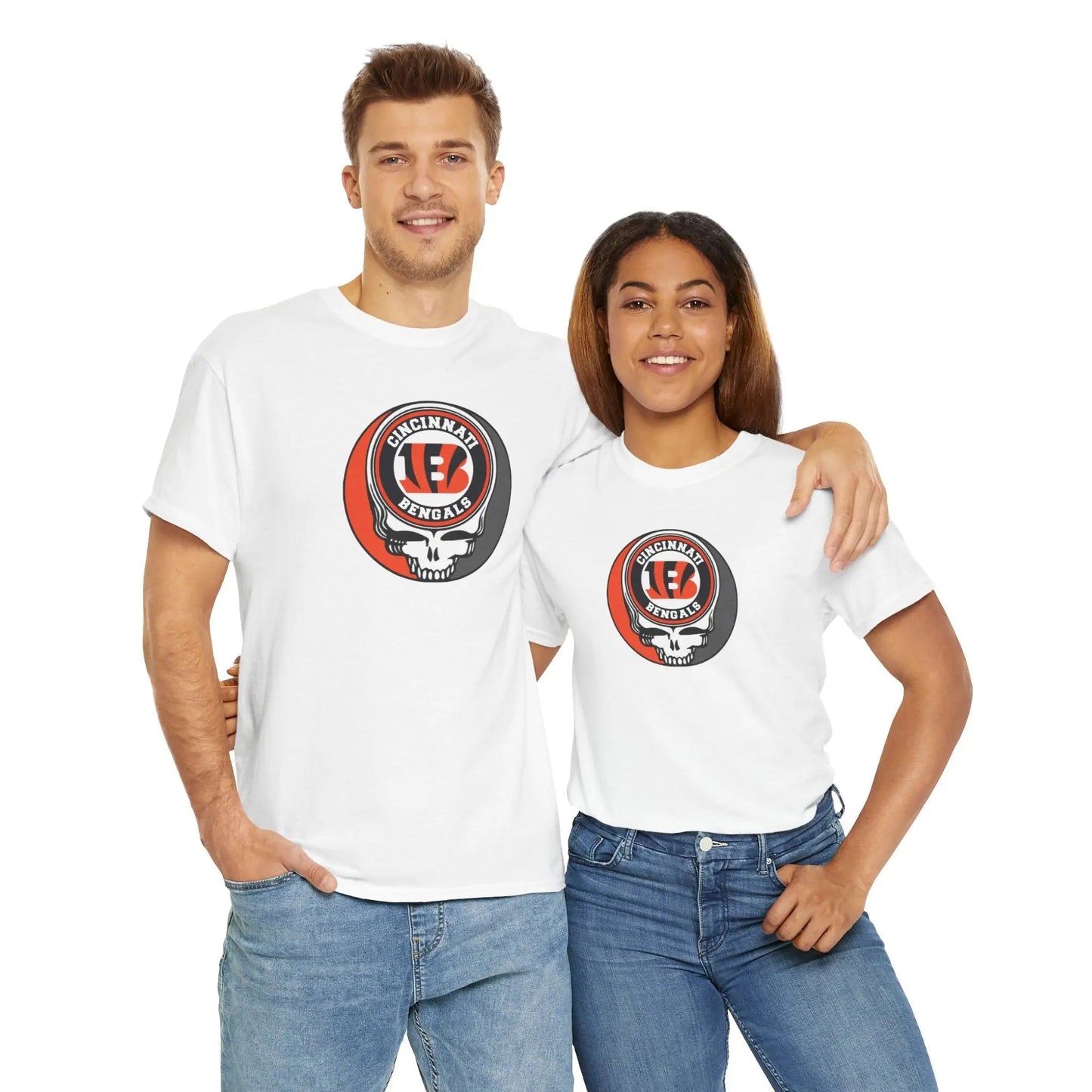 Cincinnati Bengals Steal Your Face T-Shirt NFL Grateful Dead