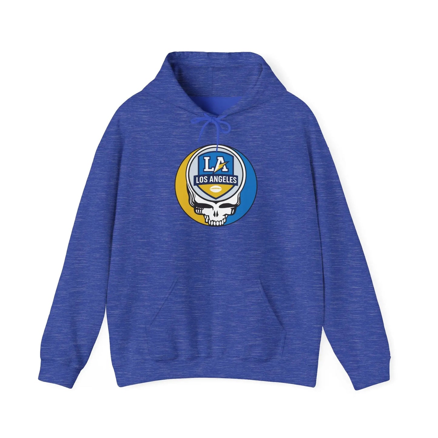 Los Angeles Chargers Stealie Grateful Dead Hooded Sweatshirt NFL The Gridiron Collection