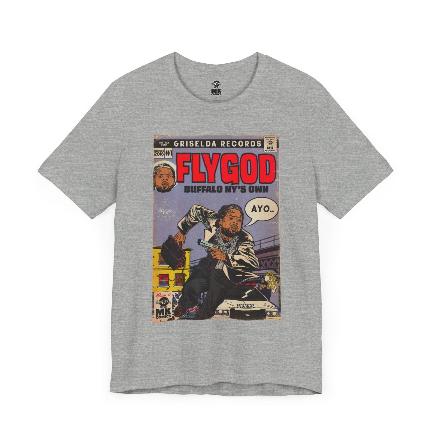 Unisex Jersey Short Sleeve Tee Soft Cotton Flygod