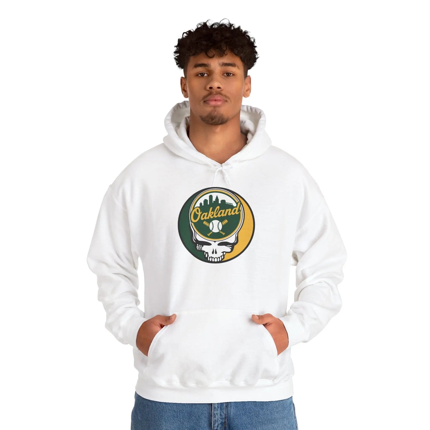 Grateful Dead Oakland Baseball Edition Unisex Heavy Blend Hoodie MLB