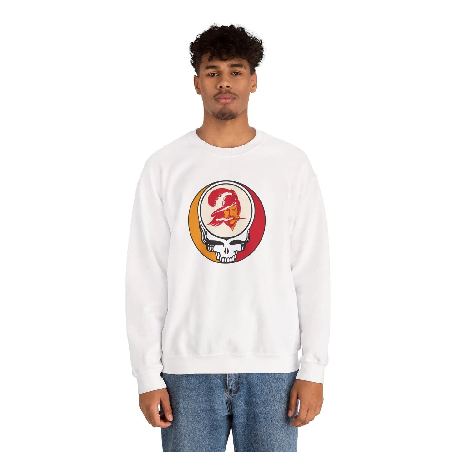 Grateful Dead Stealie Crewneck Sweatshirt Unisex Heavy Blend Gildan