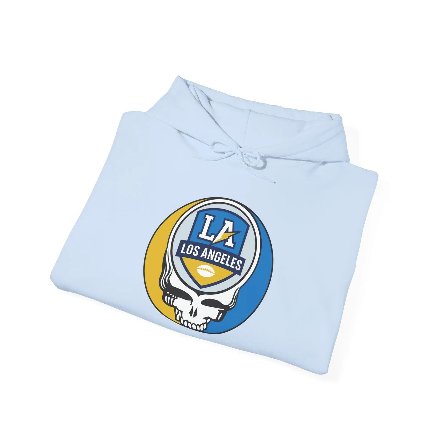 Los Angeles Chargers Stealie Grateful Dead Hooded Sweatshirt NFL The Gridiron Collection