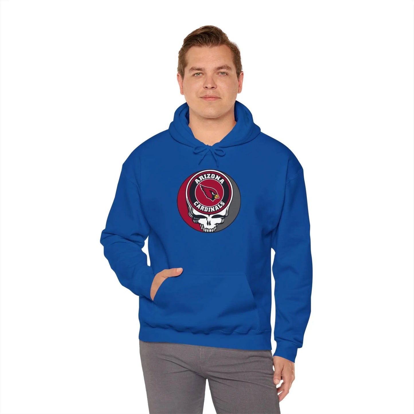 Arizona Cardinals Grateful Dead Unisex Hoodie The Gridiron Collection