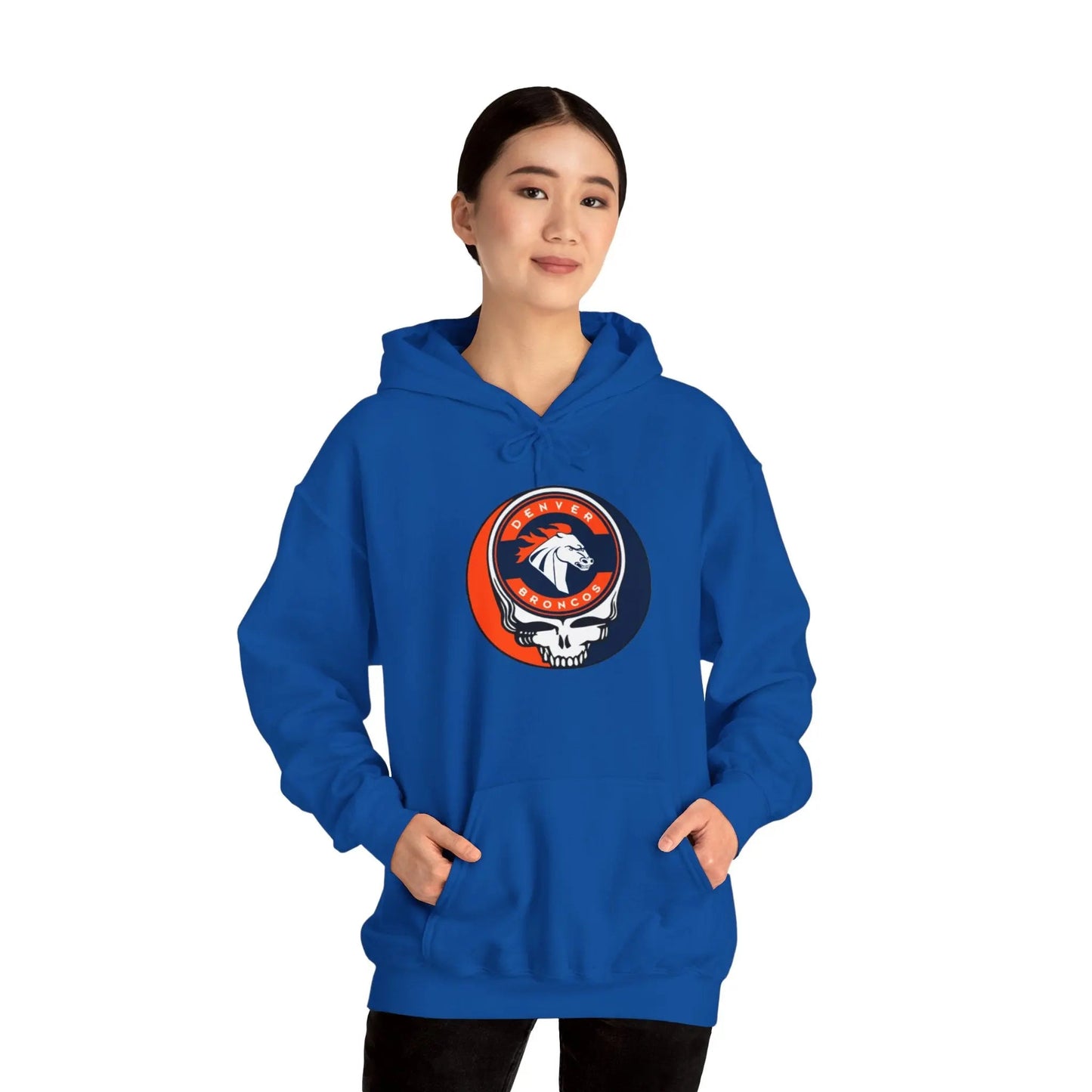 Denver Broncos Grateful Dead Hooded Sweatshirt The Gridiron Collection