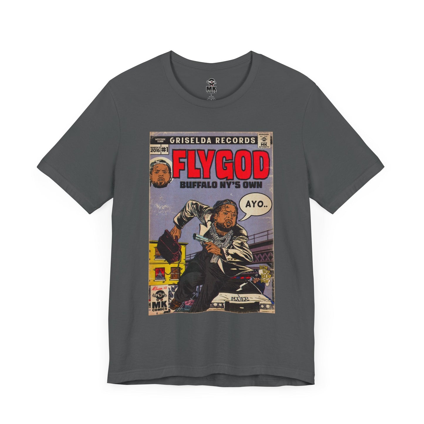 Unisex Jersey Short Sleeve Tee Soft Cotton Flygod