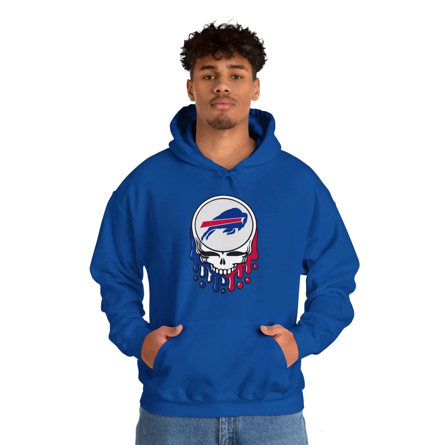 Buffalo Bills Dripping Stealie Unisex Hoodie NFL The Gridiron Collection