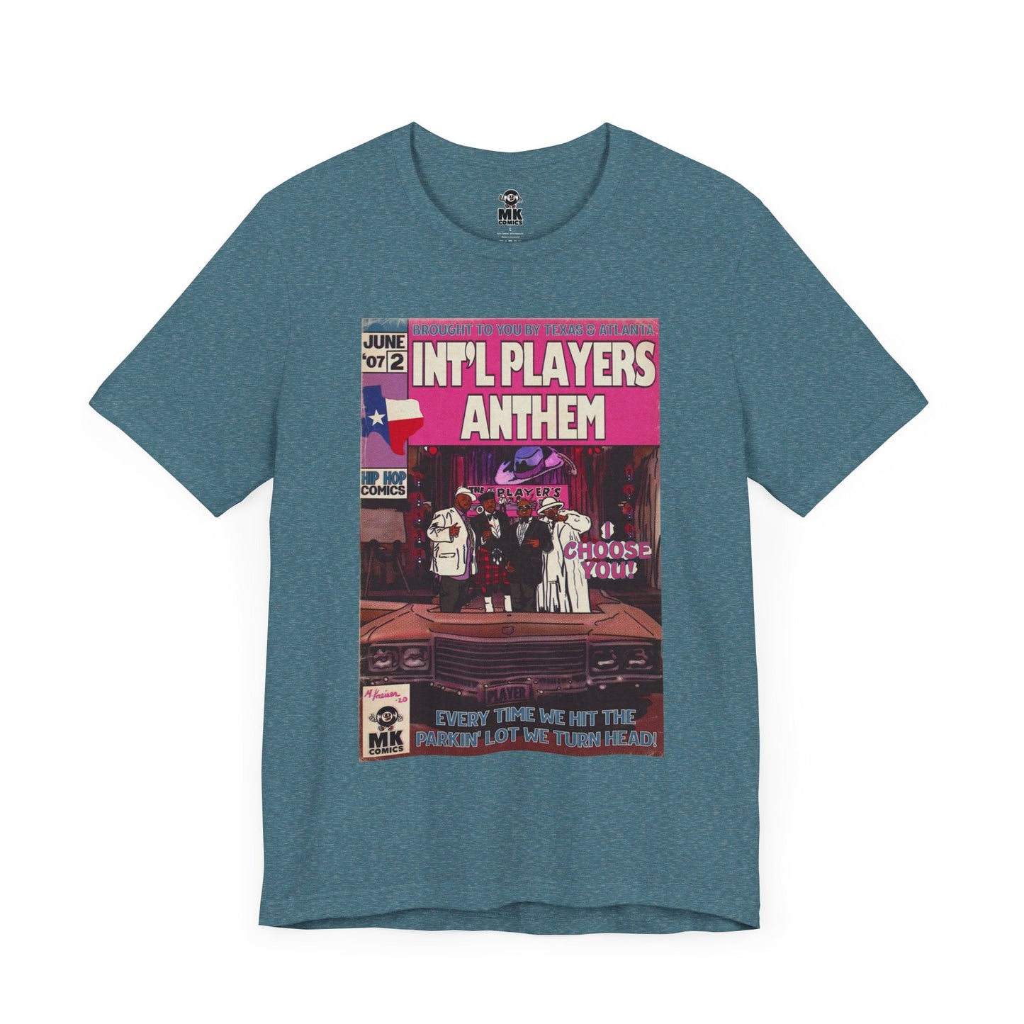 Unisex Jersey Short Sleeve Tee Int’l Players Anthem Bella+Canvas