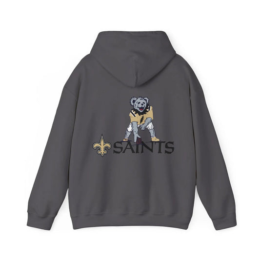 New Orleans Saints Dancing Bear Unisex Hoodie Two-Sided The Gridiron Collection