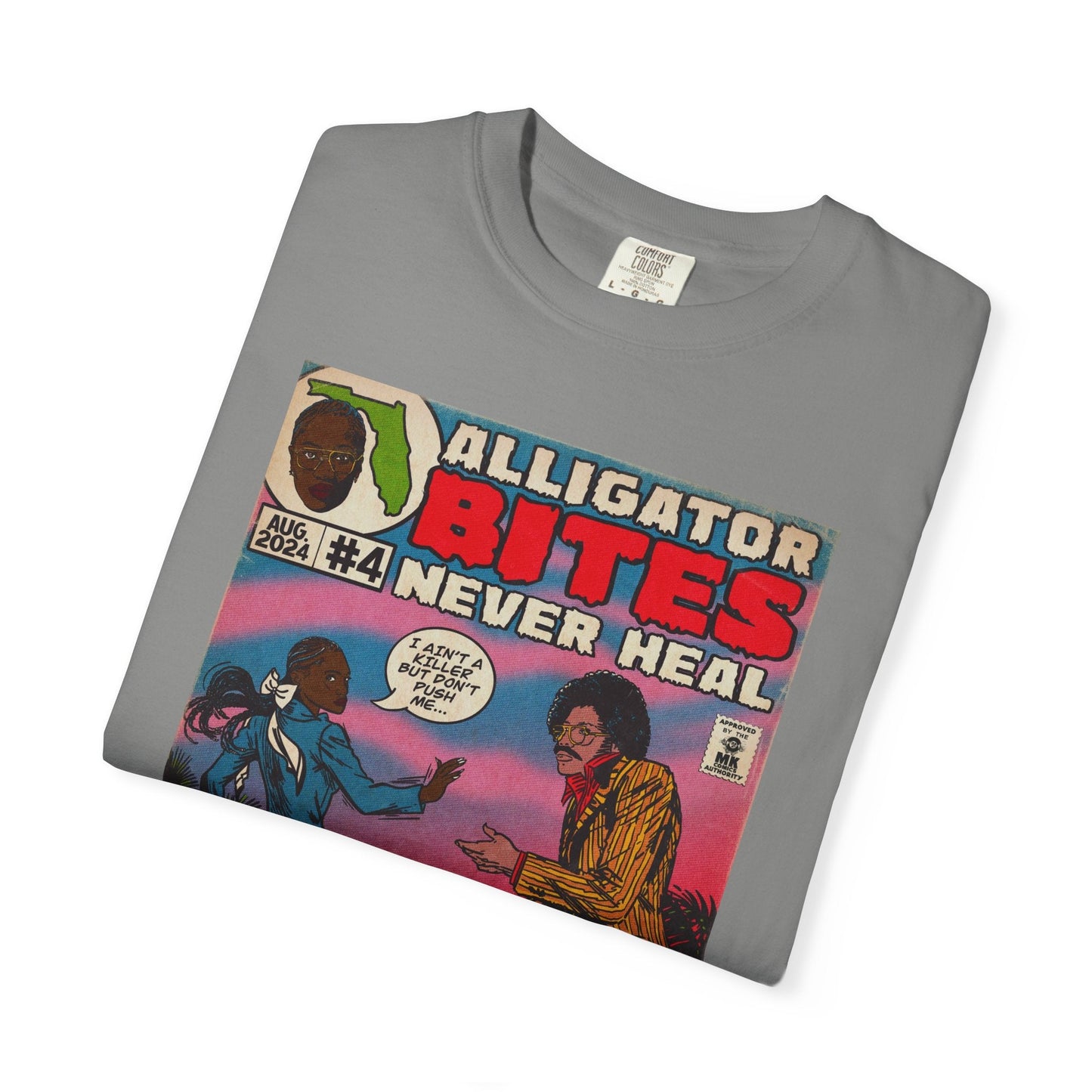 Denial is a River Alligator Bites Unisex Comfort Colors T-shirt