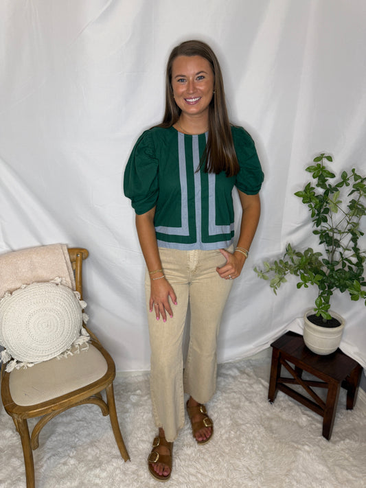 Puff Sleeve Structured Blouse The Puff Sleeve Blouse