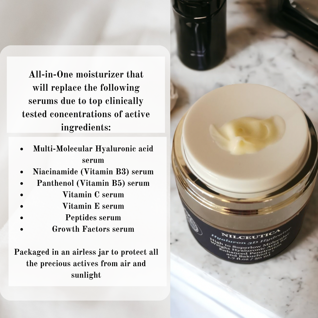 Full Face Care Bundle with Serums, Cream, Balm, and Mist NILCEUTICA