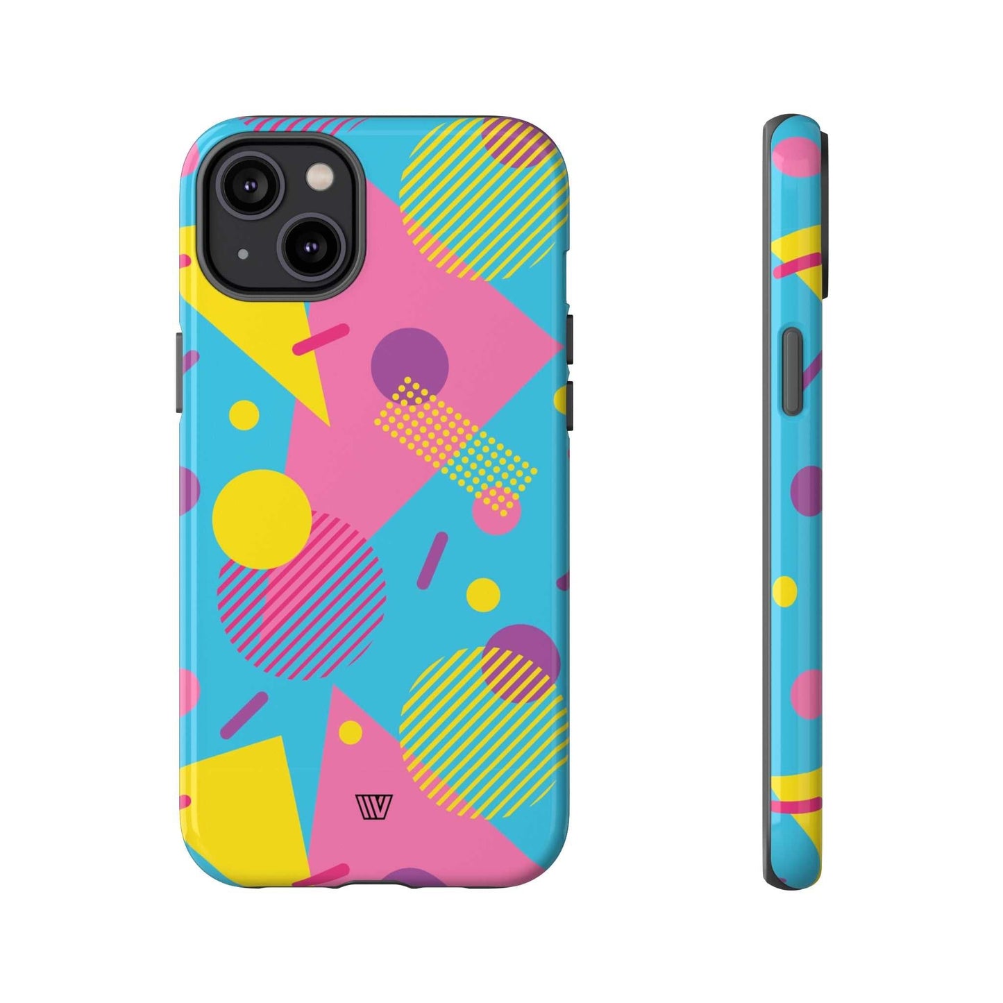 80s / 90s RETRO PATTERN LIGHT BLUE | Tough Phone Case