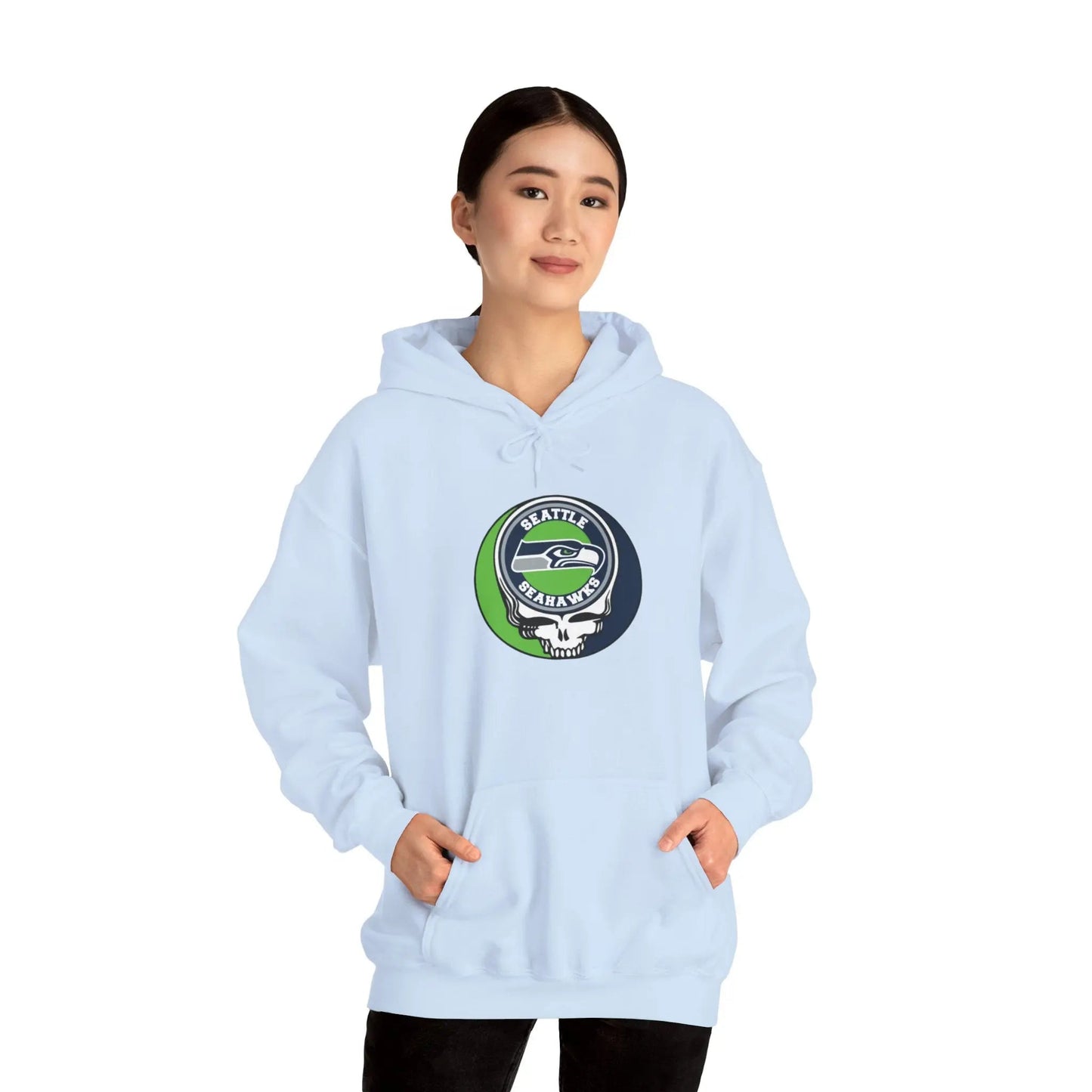 Seattle Seahawks Grateful Dead Hooded Sweatshirt The Gridiron Collection