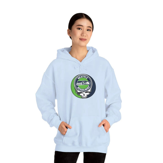 Seattle Seahawks Grateful Dead Hooded Sweatshirt The Gridiron Collection