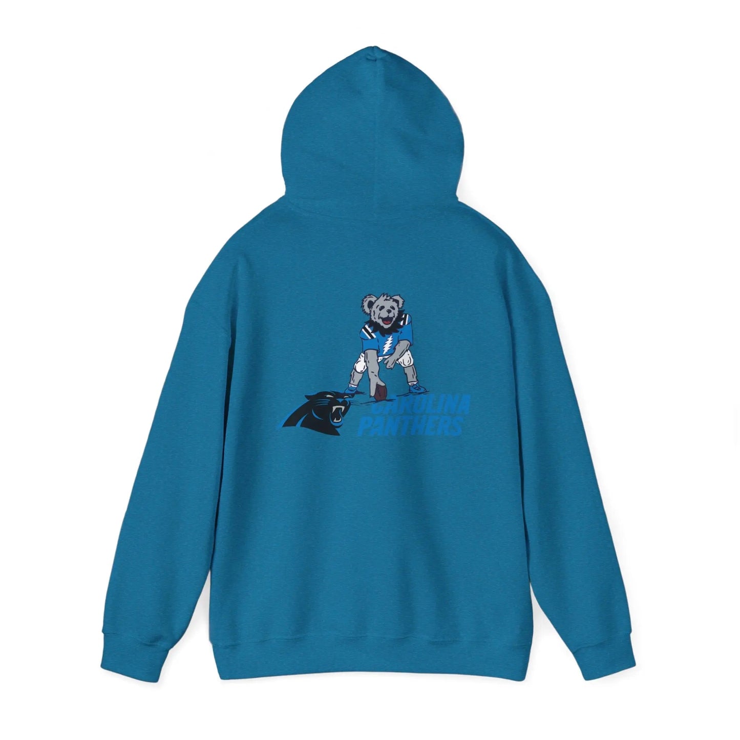 Carolina Panthers Dancing Bear Unisex Two-Sided Hoodie The Gridiron Collection