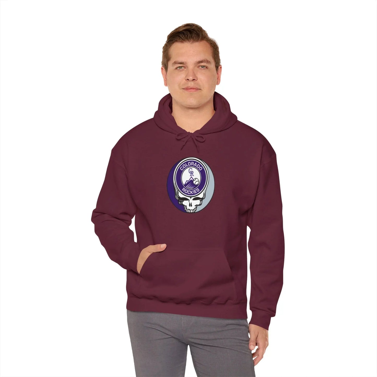 Colorado Rockies Grateful Dead Hoodie Ballpark Collection