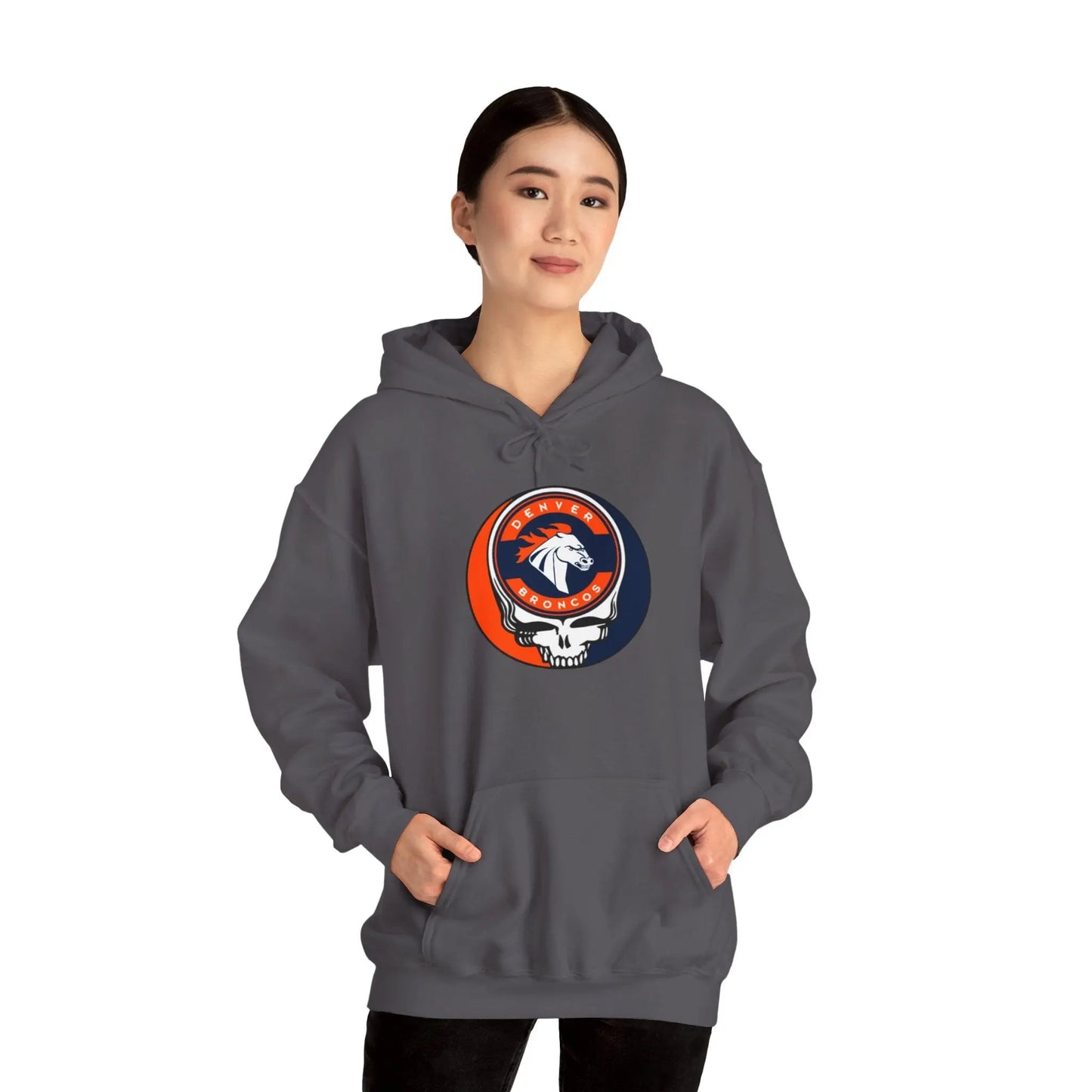 Denver Broncos Grateful Dead Hooded Sweatshirt The Gridiron Collection