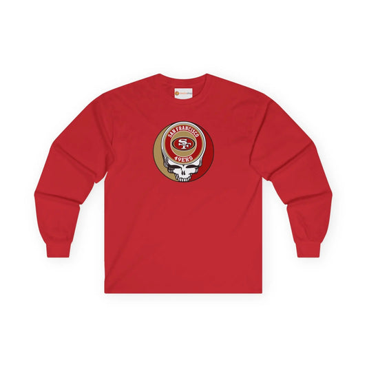 Grateful Dead Long Sleeve Tee Ultra-Cotton San Francisco 49ers The Gridiron Collection