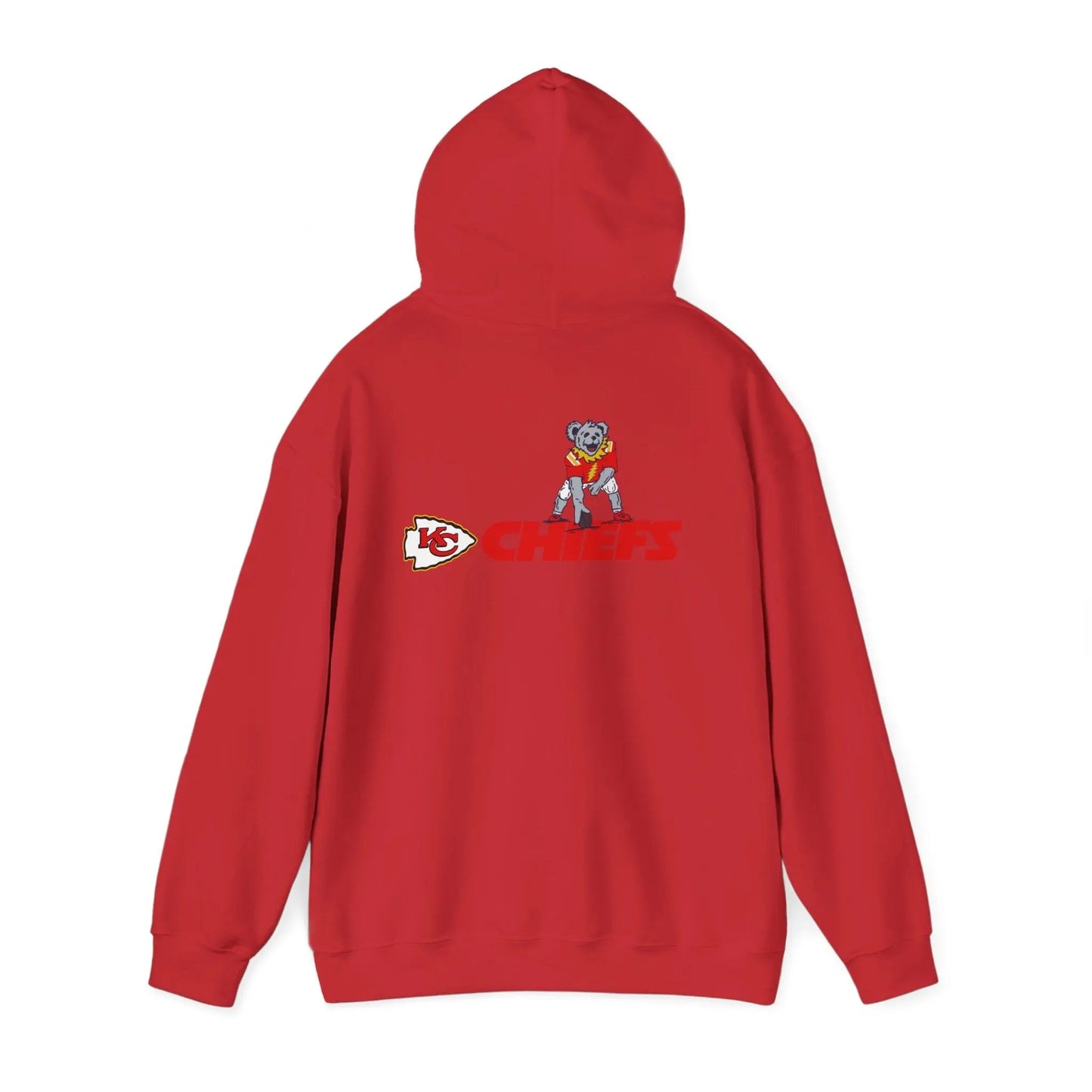 Kansas City Chiefs Dancing Bear Unisex Two-Sided Hoodie The Gridiron Collection