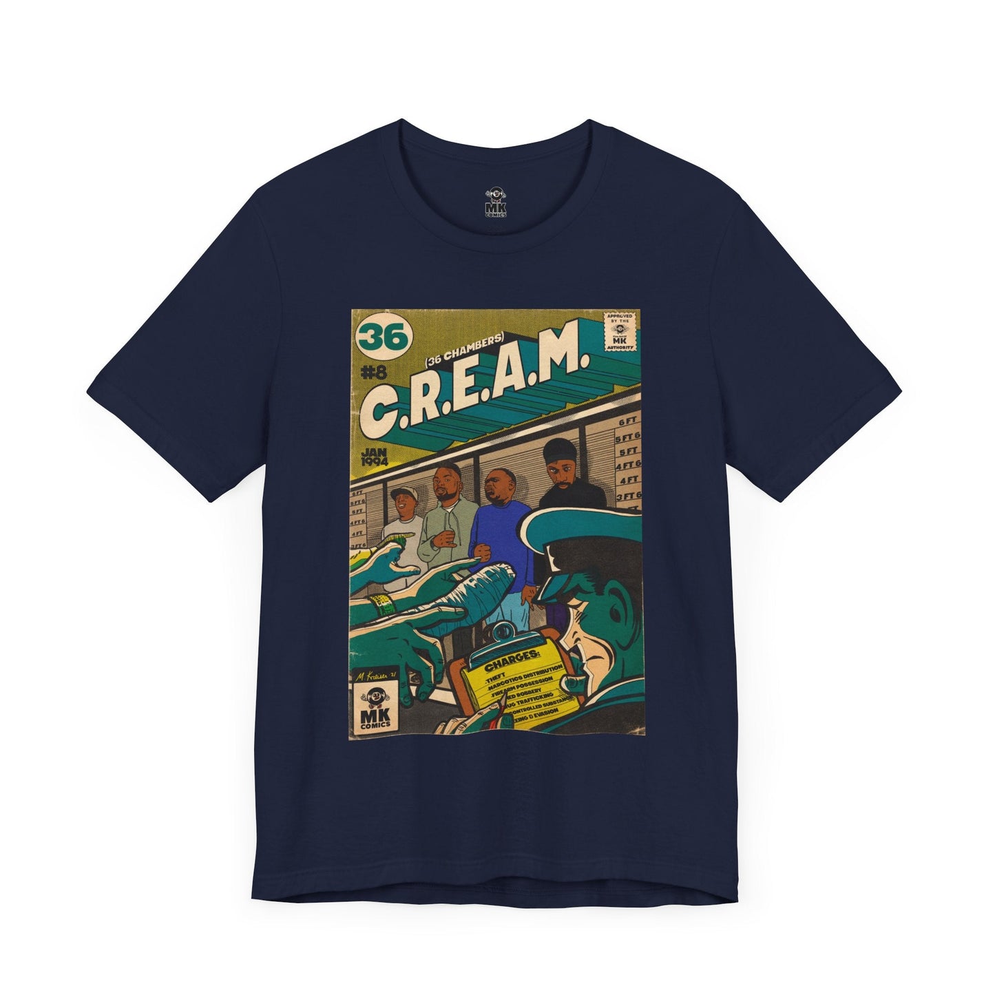 Unisex Jersey Short Sleeve Tee C.R.E.A.M