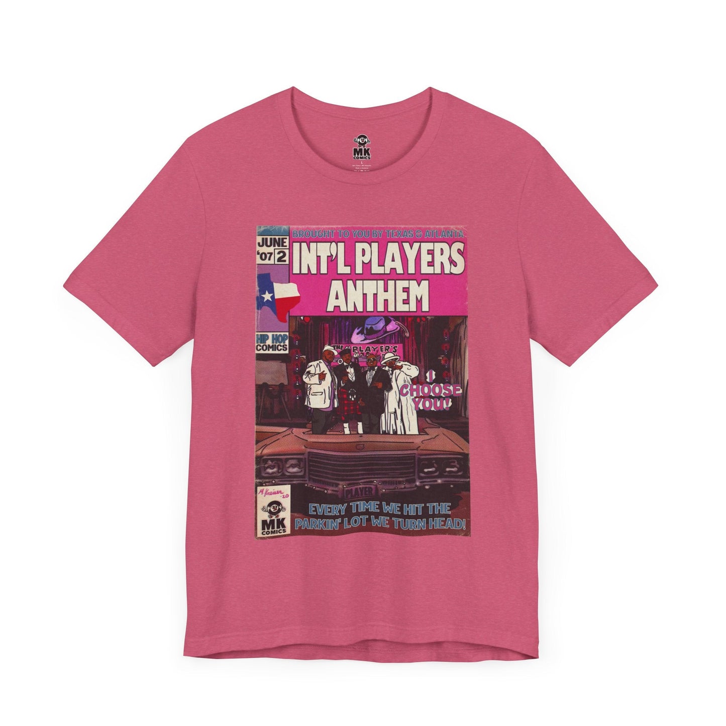 Unisex Jersey Short Sleeve Tee Int’l Players Anthem Bella+Canvas