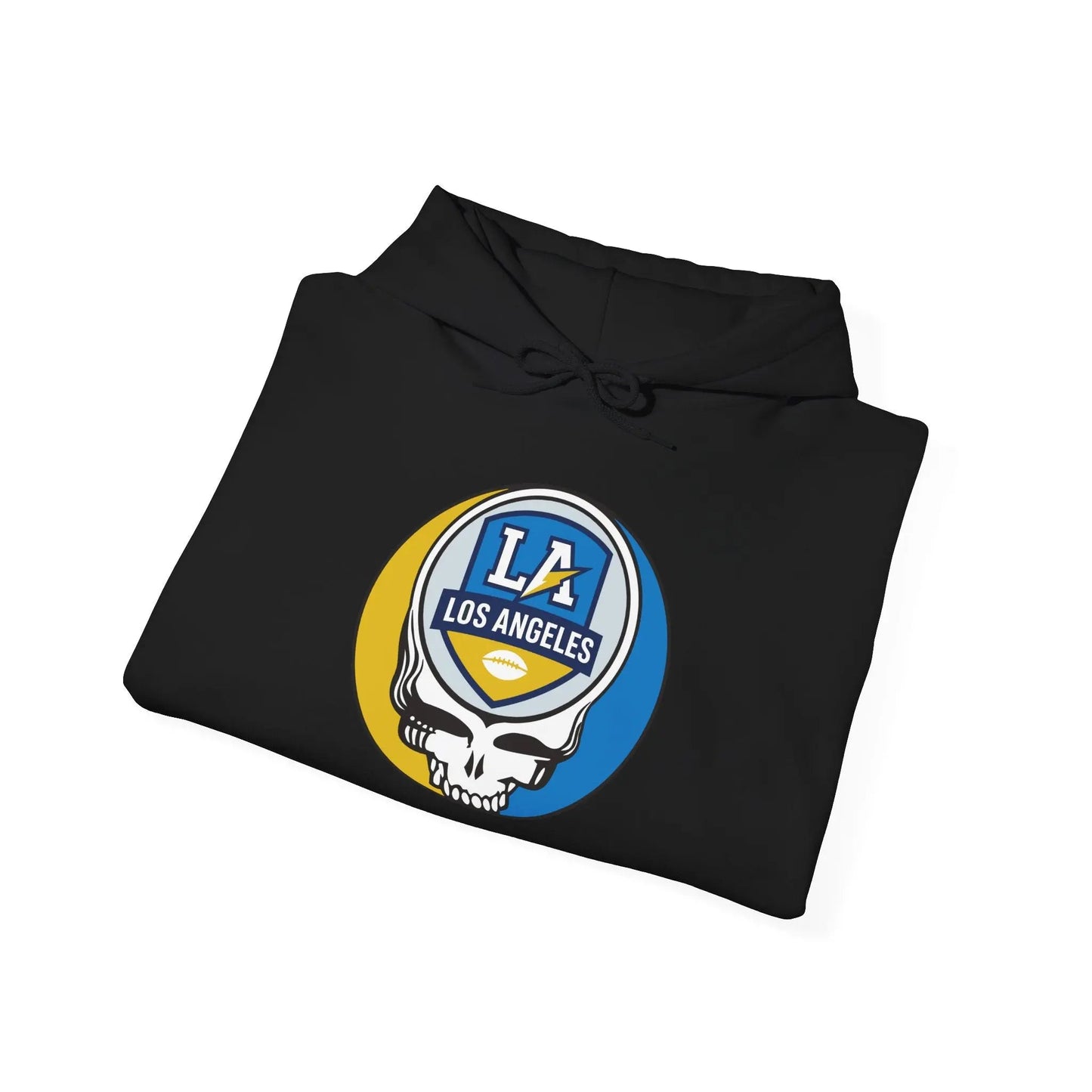 Los Angeles Chargers Stealie Grateful Dead Hooded Sweatshirt NFL The Gridiron Collection