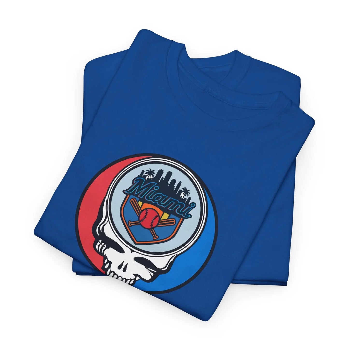 Miami Marlins Steal Your Face Classic Stealie T Shirt MLB