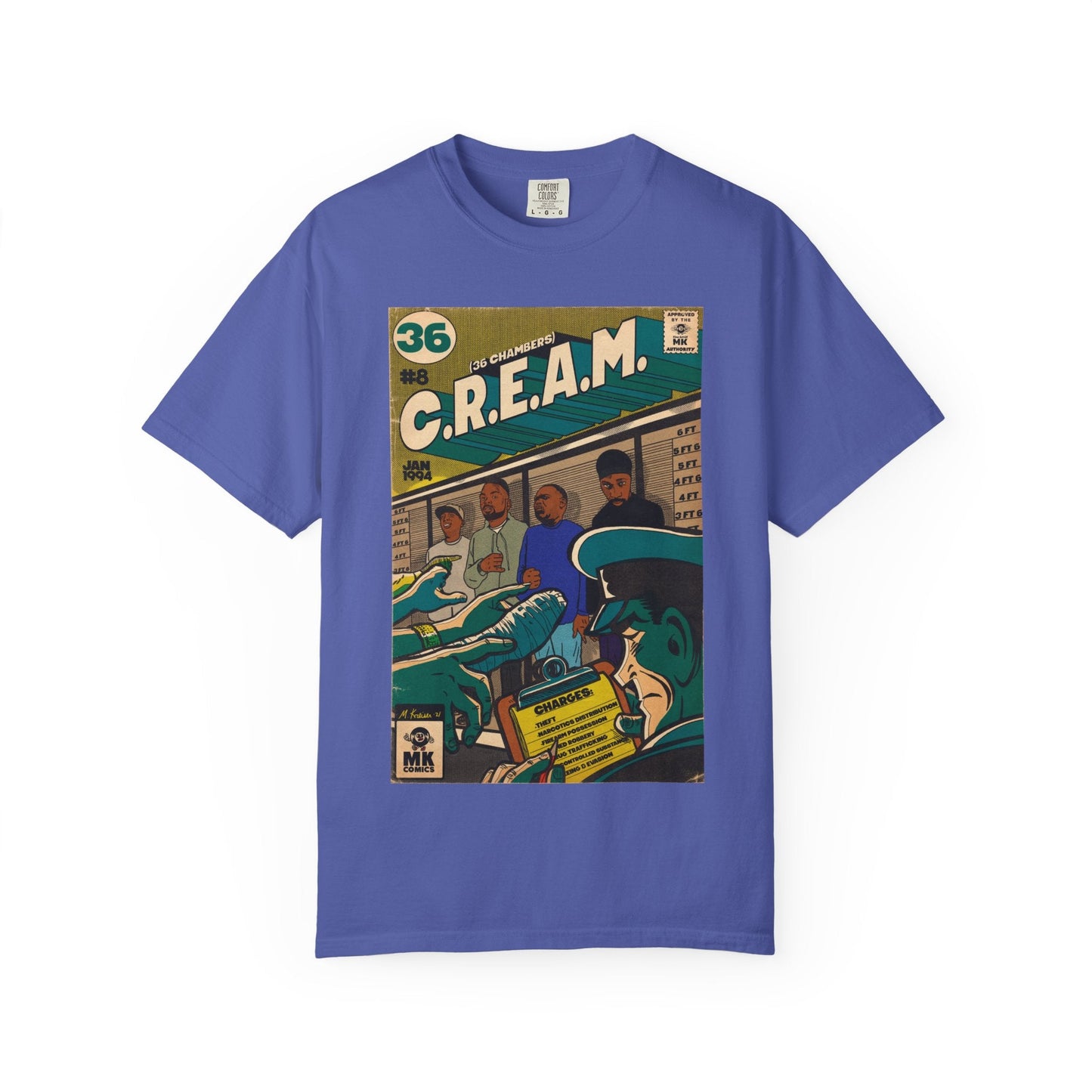 C.R.E.A.M Unisex Comfort Colors T-shirt Ring-Spun Cotton