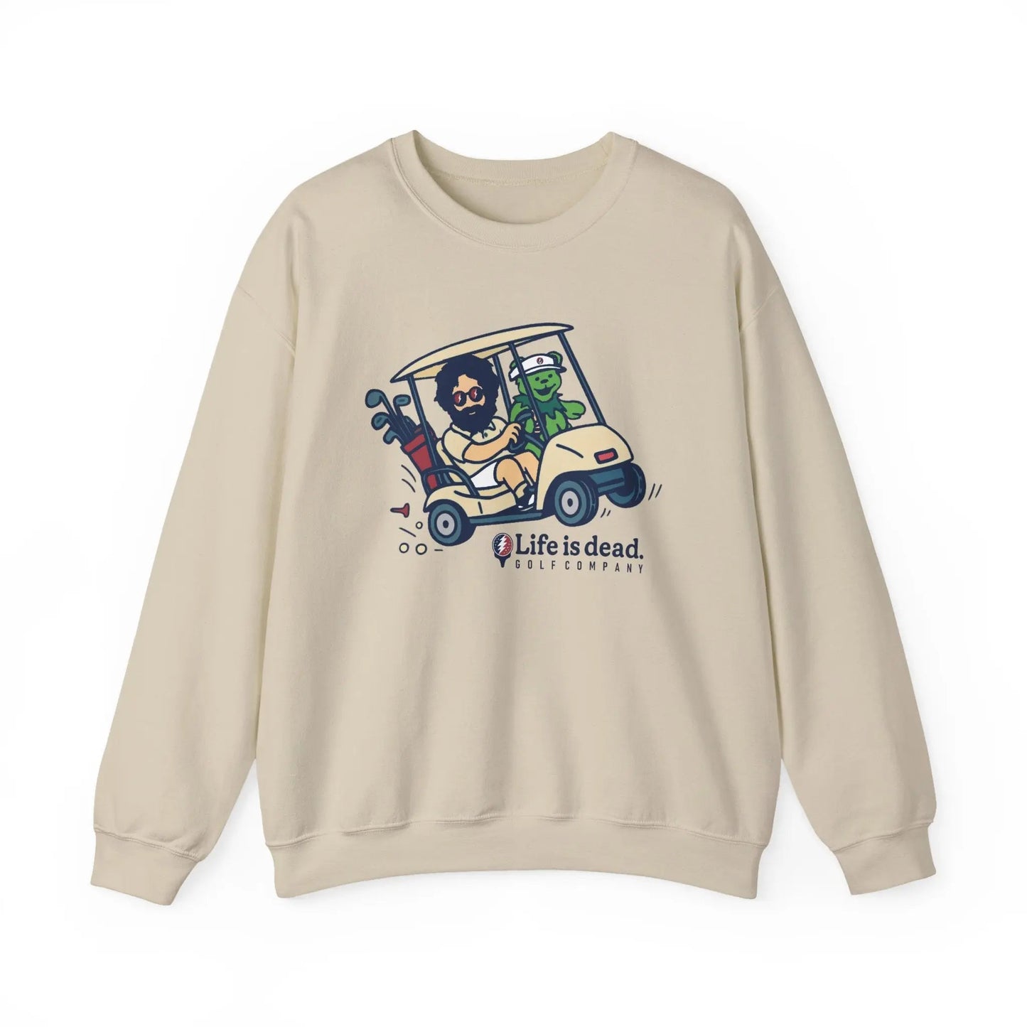 Life is dead. Crewneck Sweatshirt Unisex Heavy Blend Crewneck Sweatshirt Gildan