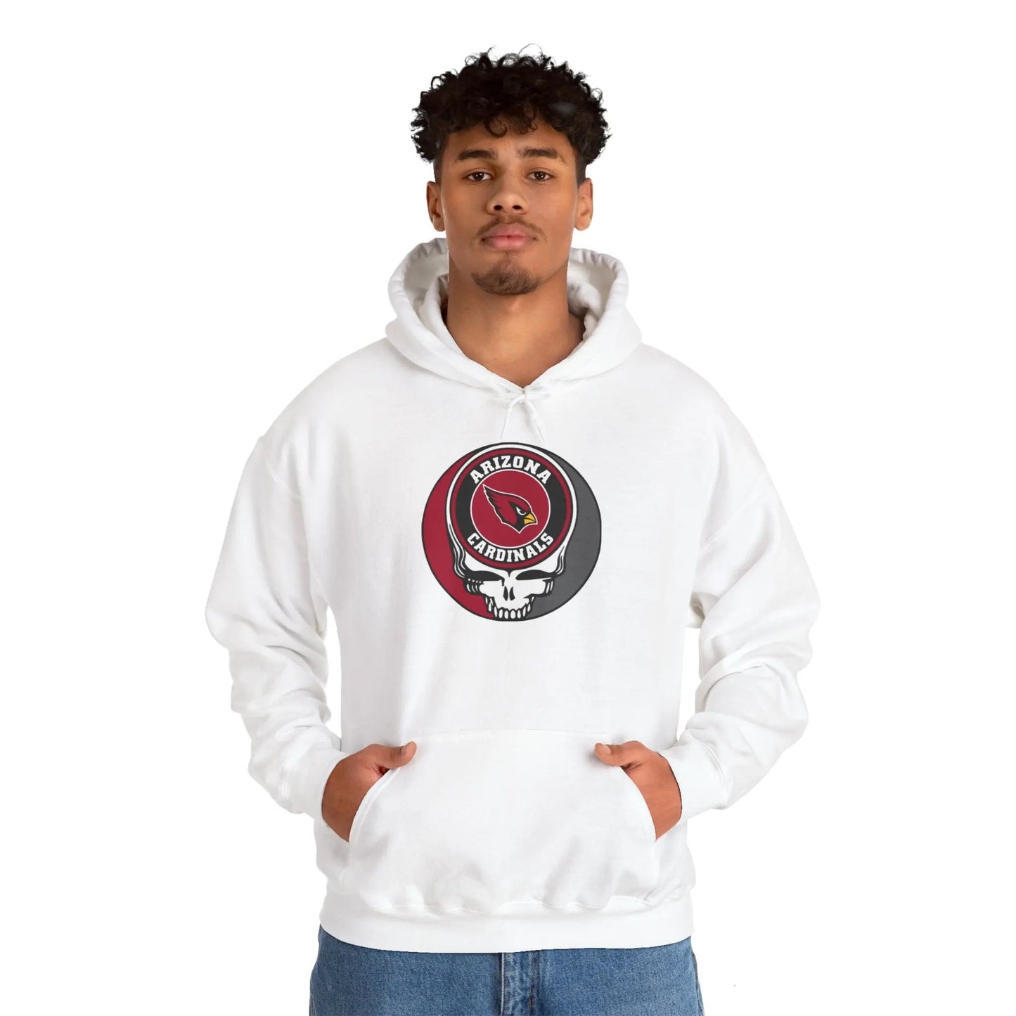 Arizona Cardinals Grateful Dead Unisex Hoodie The Gridiron Collection