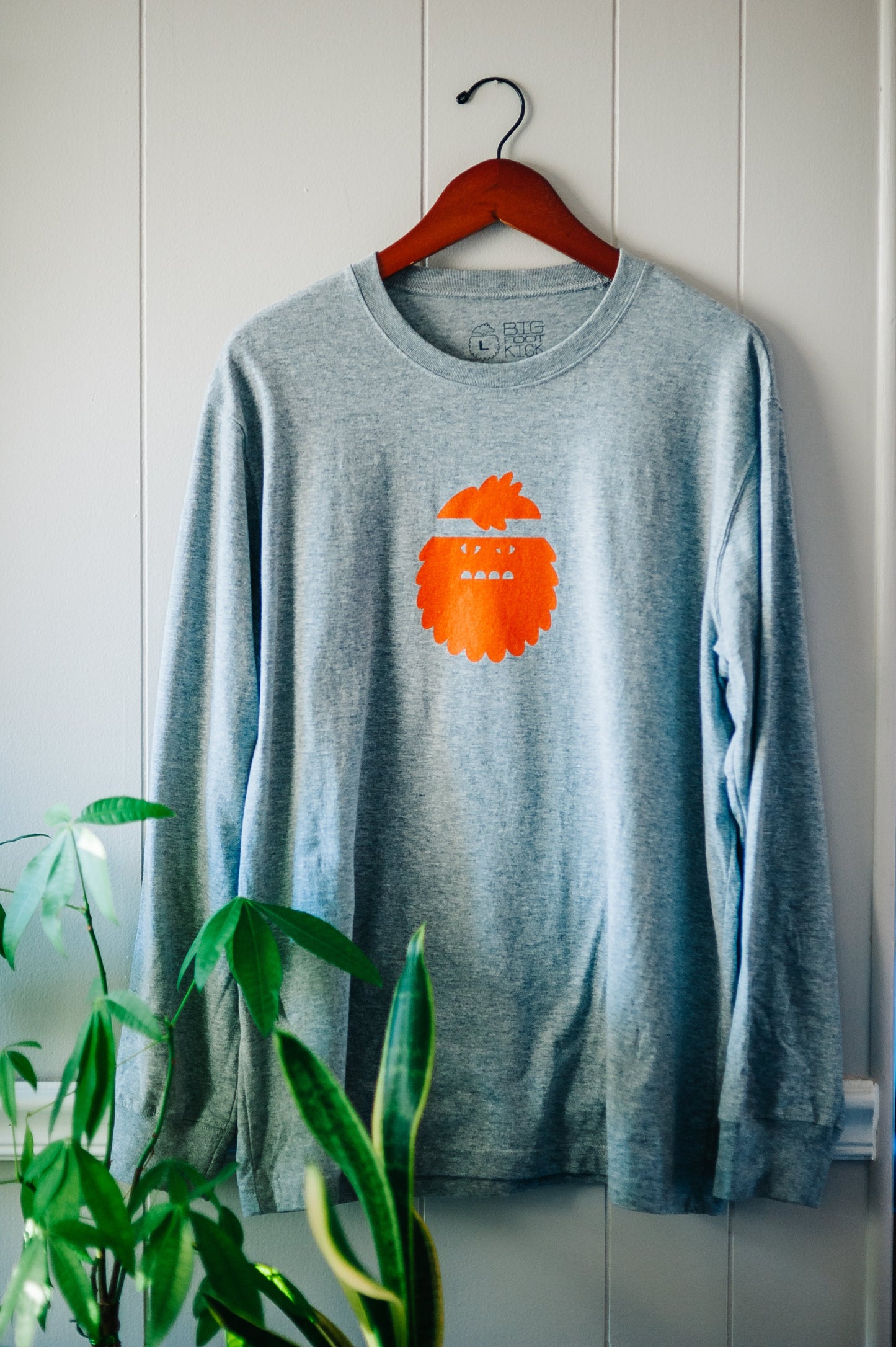 Bigfoot Gray Long Sleeve Shirt Bigfoot Kick