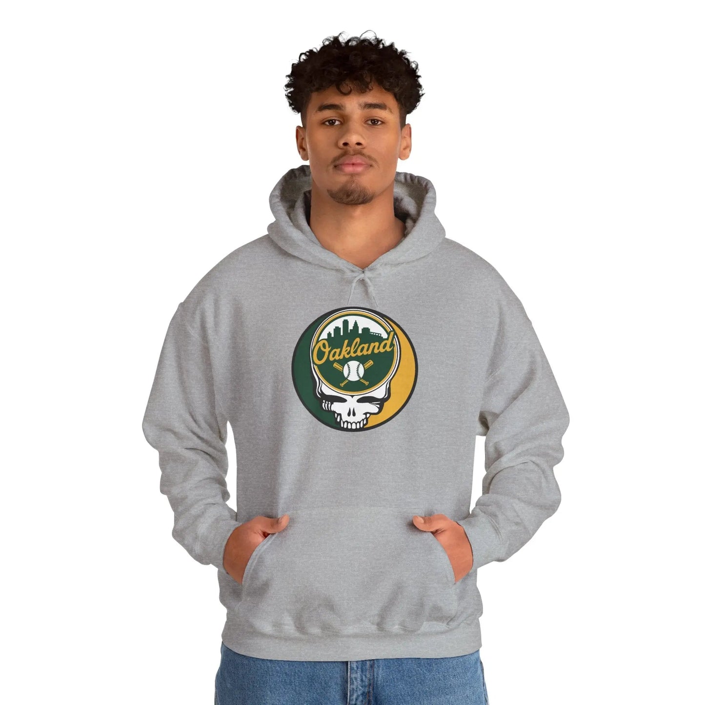 Grateful Dead Oakland Baseball Edition Unisex Heavy Blend Hoodie MLB
