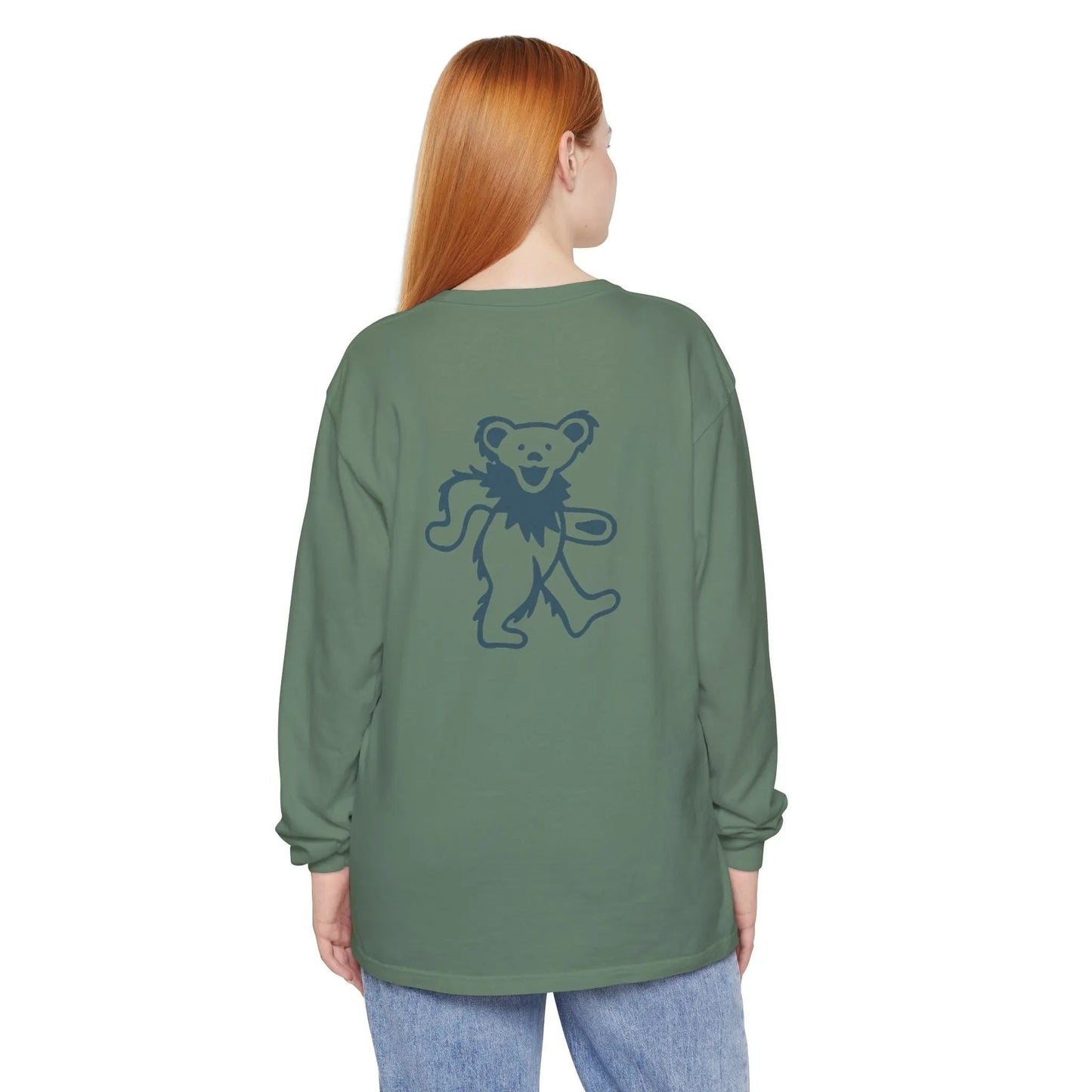 Grateful Dead Dancing Bear Garment-Dyed Long Sleeve T-Shirt