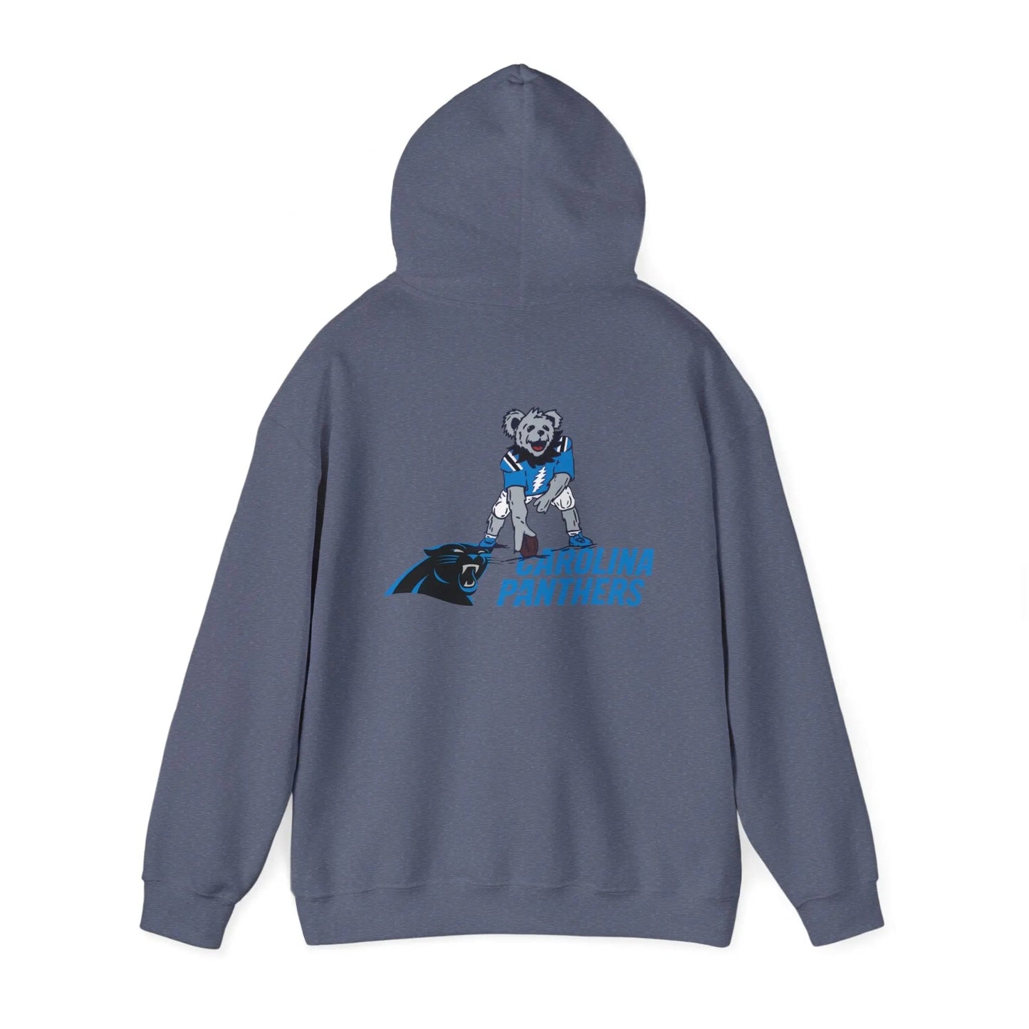 Carolina Panthers Dancing Bear Unisex Two-Sided Hoodie The Gridiron Collection