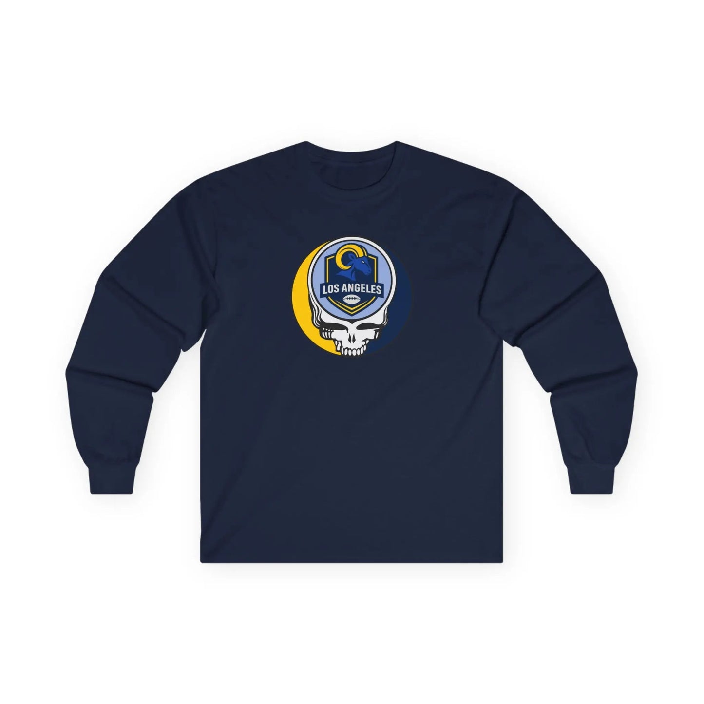 Ultra Cotton Long Sleeve Tee Vintage Weight Los Angeles Edition Stealie