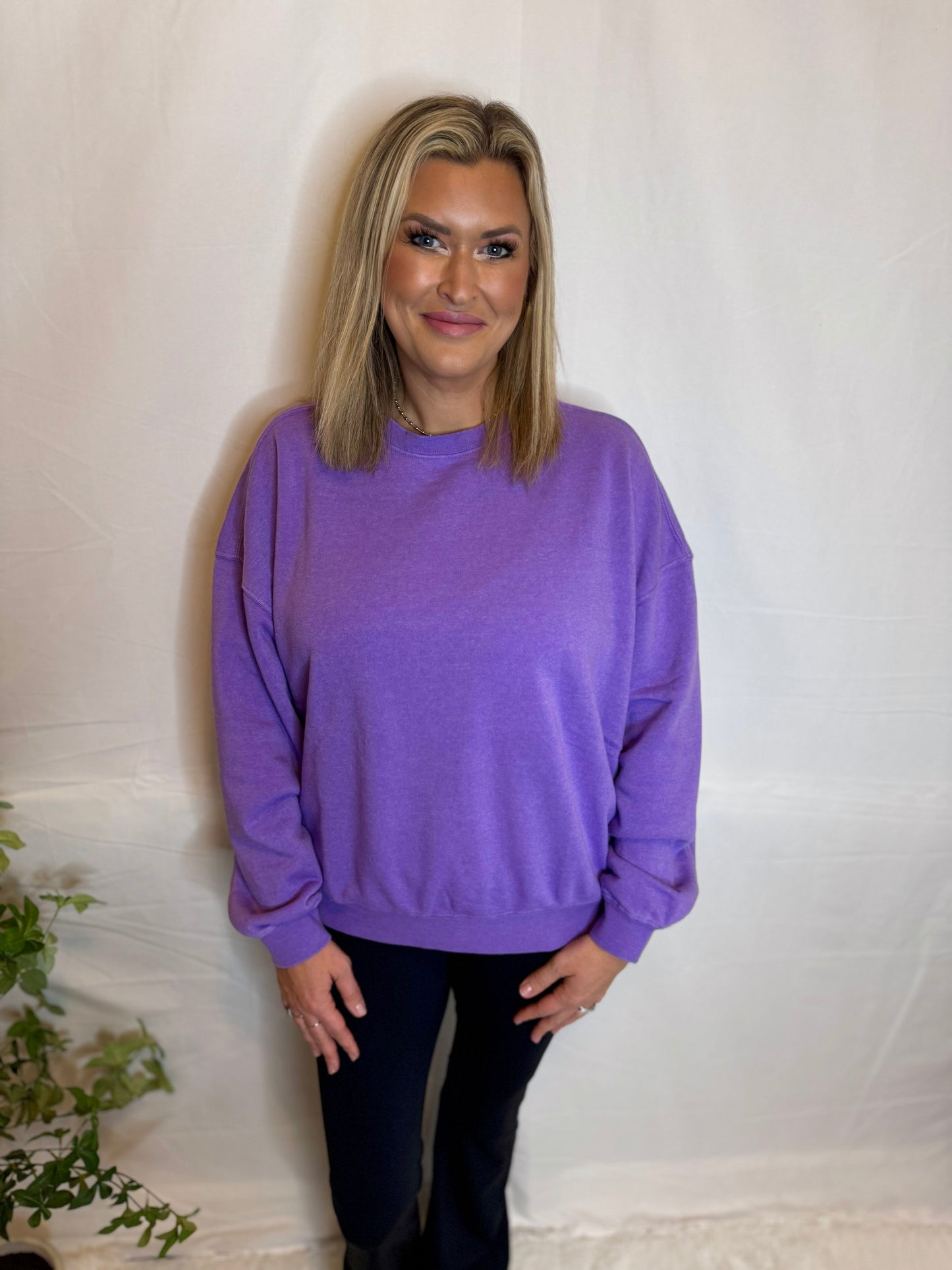 Double Zero Soft Sweatshirt Lavender True