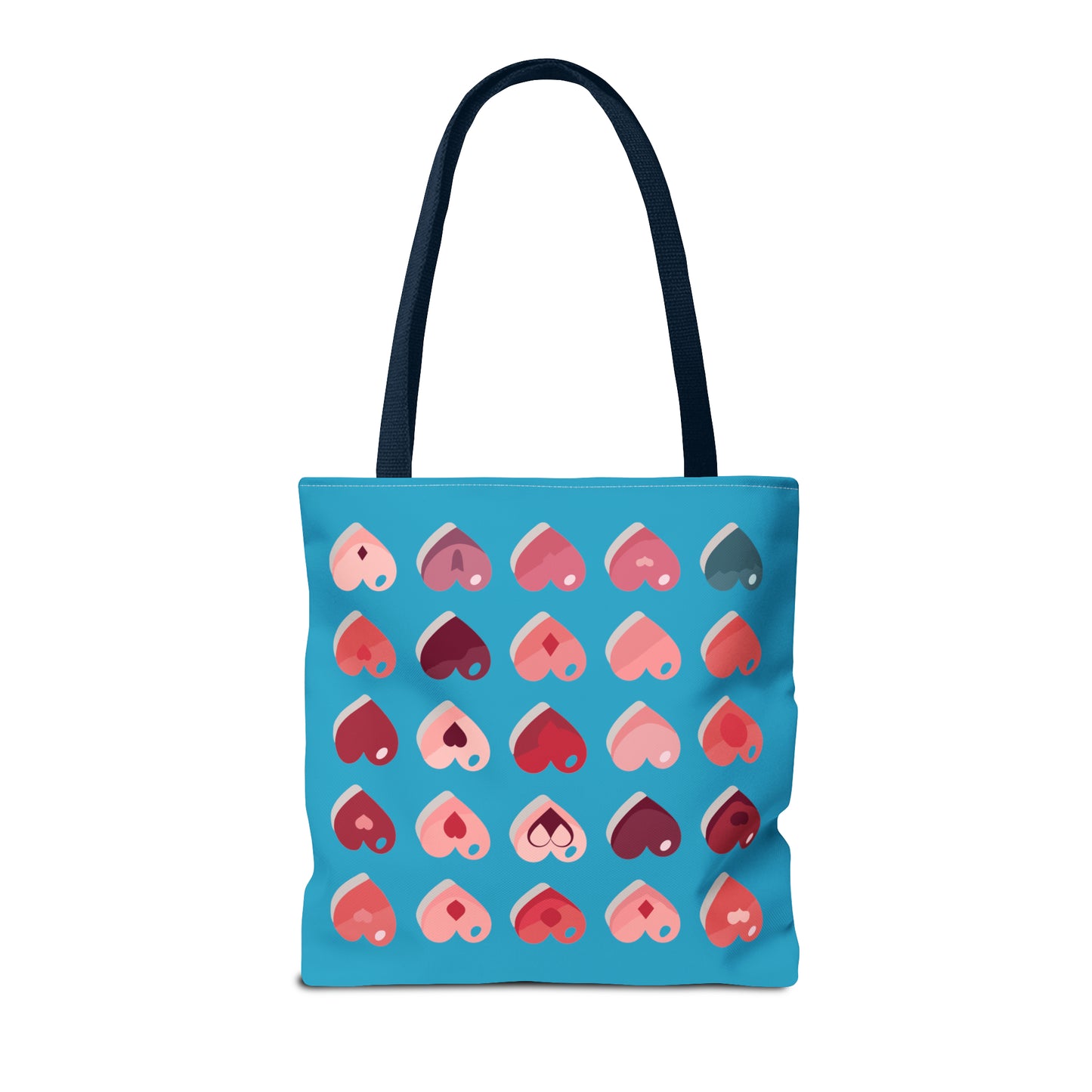 Valentine's Turquoise Tote Bag (AOP)