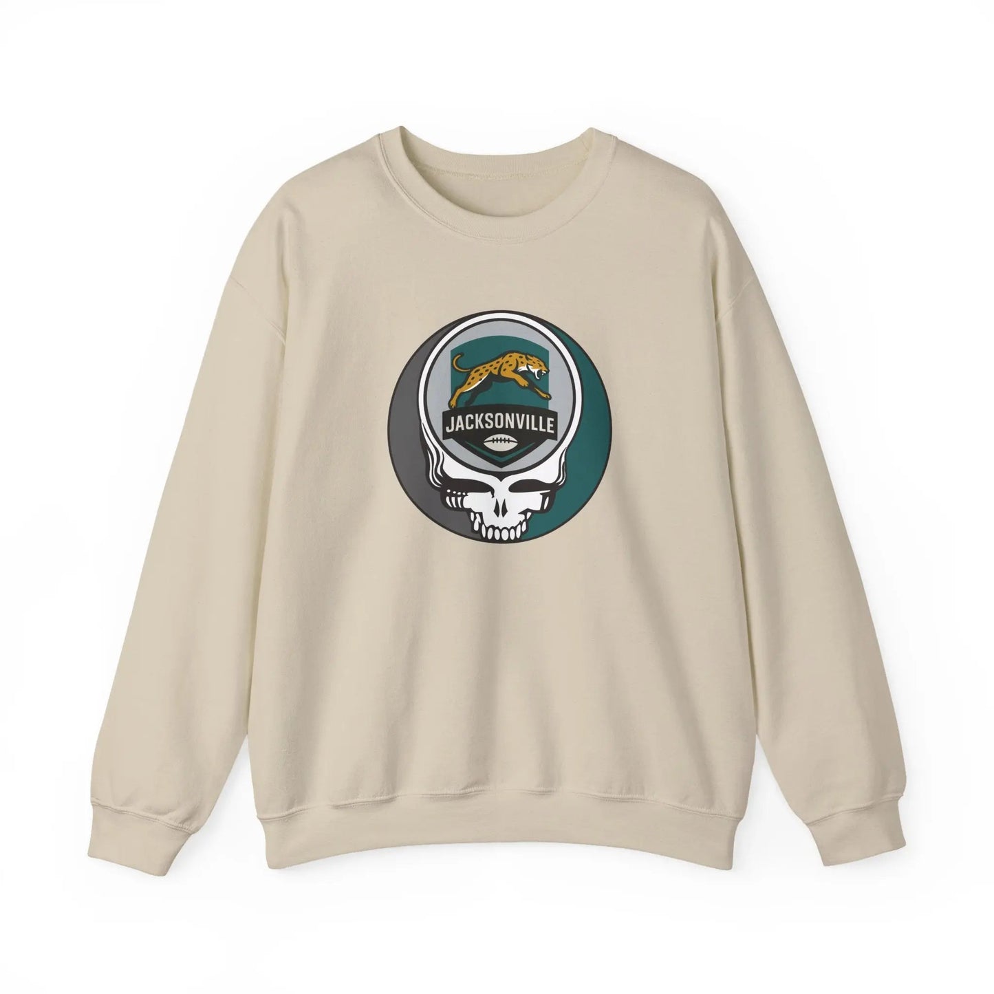 Grateful Dead Stealie Jacksonville Edition Crewneck Sweatshirt NFL