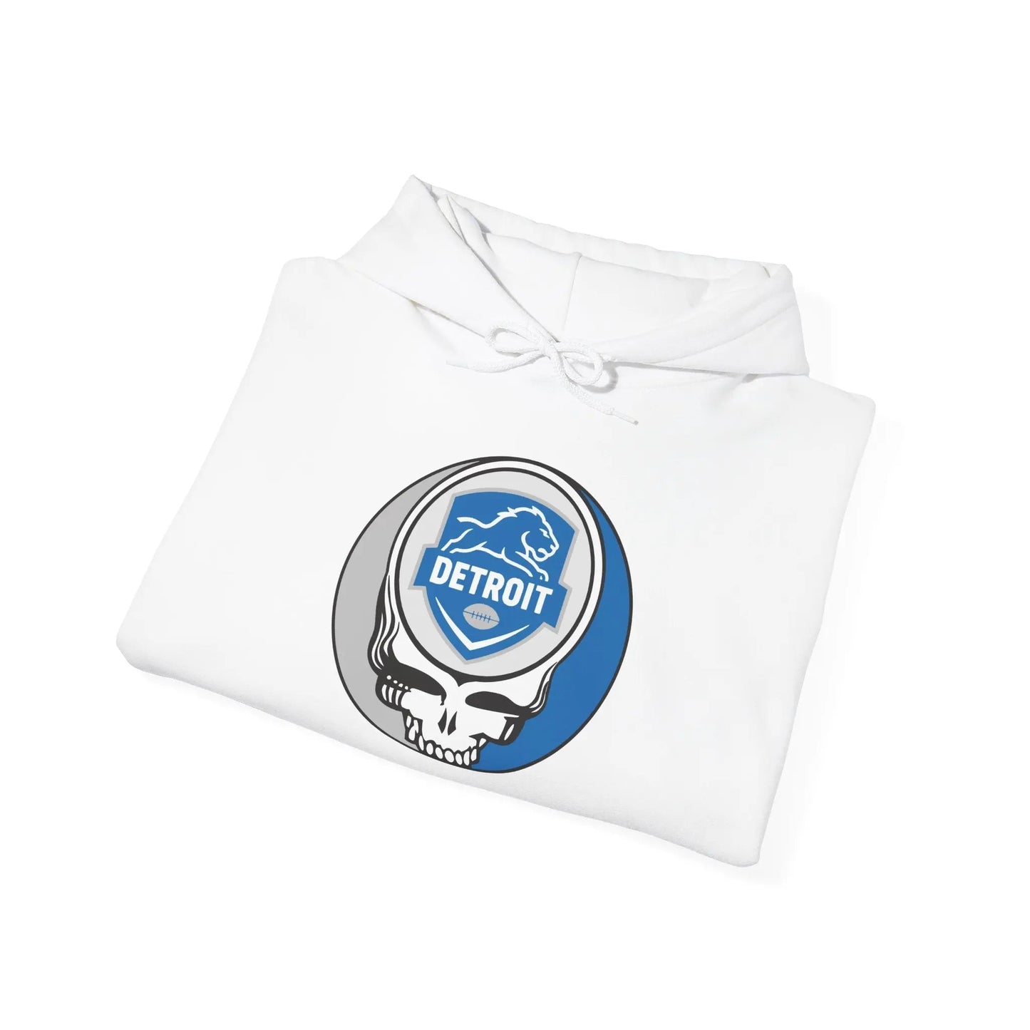 Detroit Lions Stealie Grateful Dead Hooded Sweatshirt NFL The Gridiron Collection