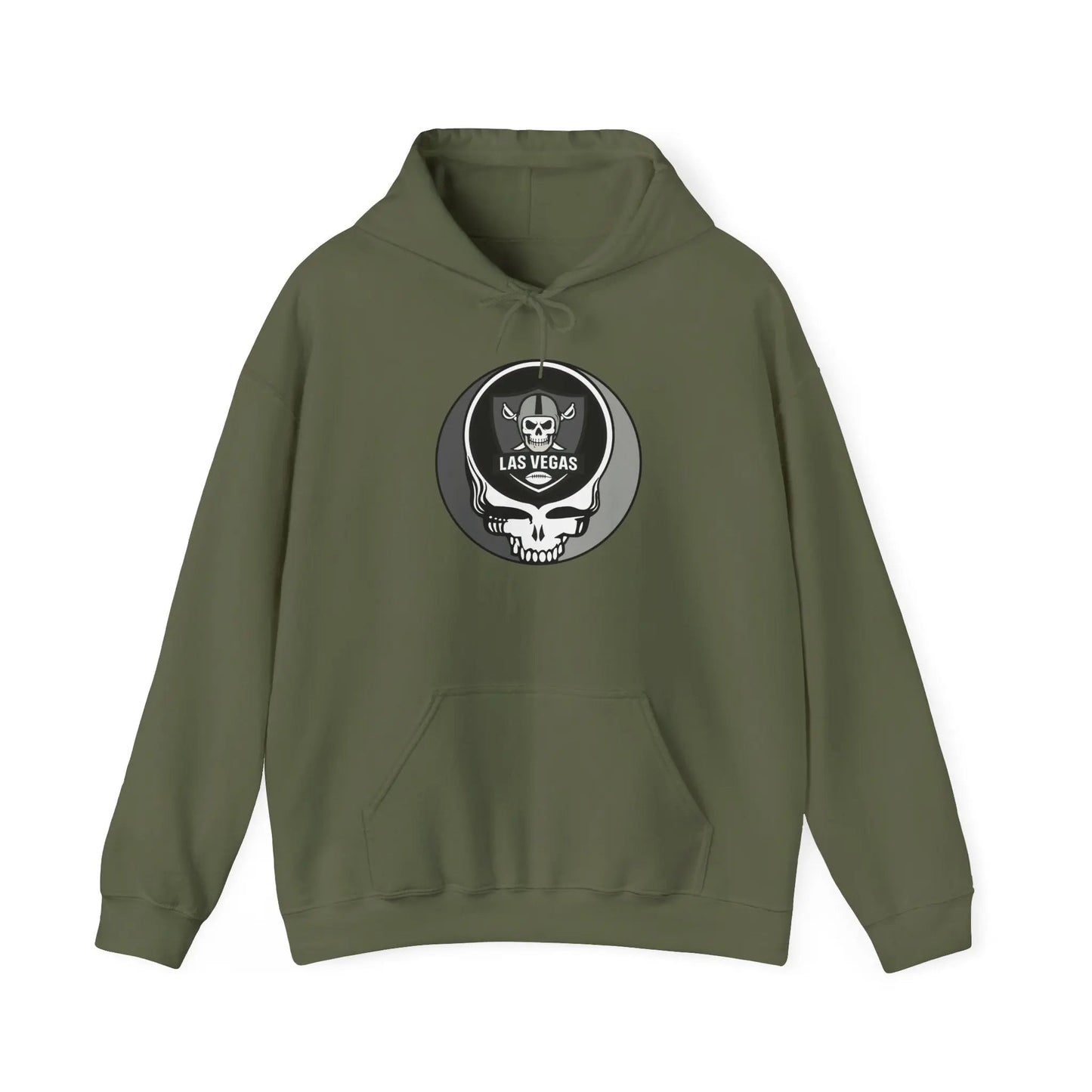 Las Vegas Raiders Stealie Hooded Sweatshirt NFL Grateful Dead The Gridiron Collection