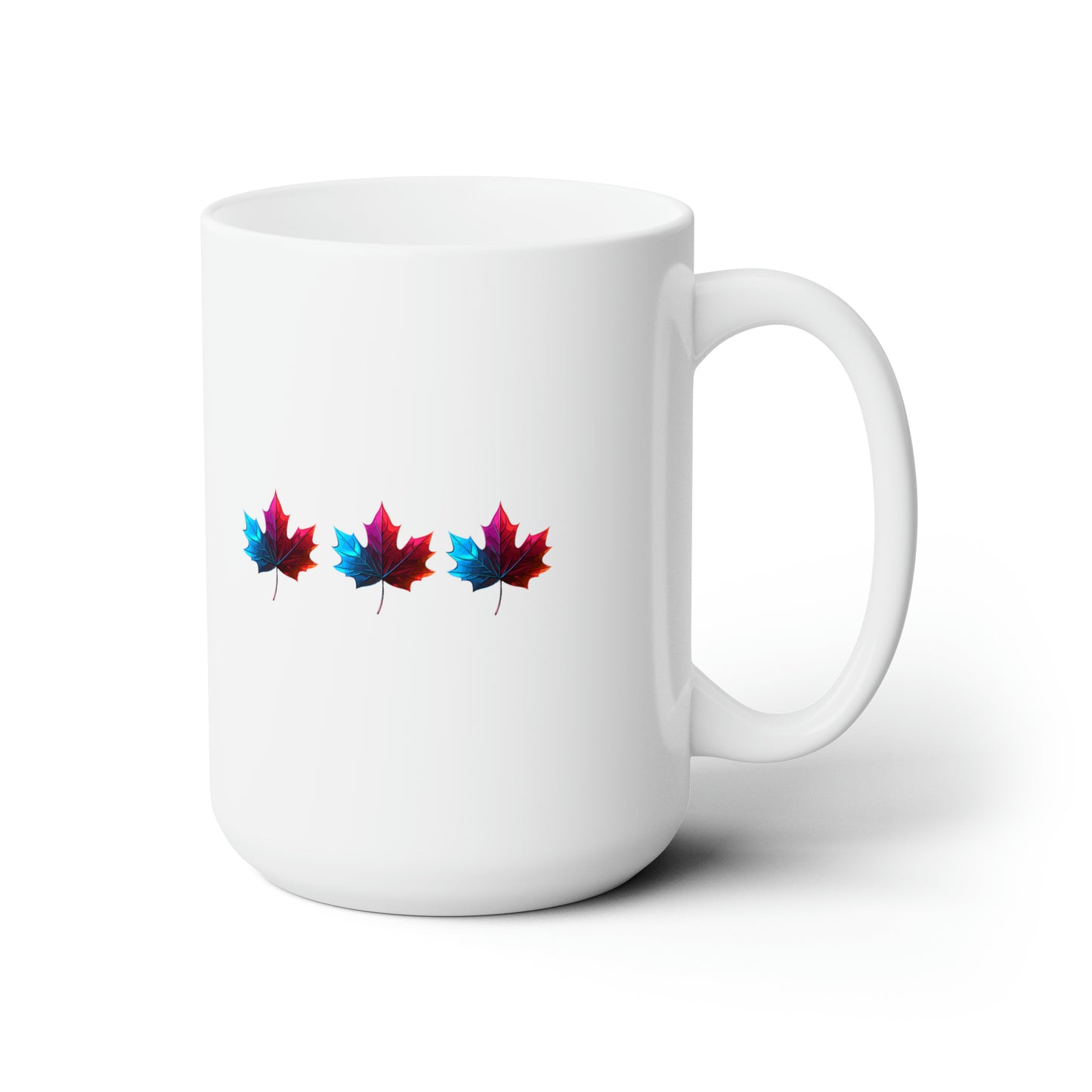 Canada Maple Leaf design White Christmas Ceramic Mug 15oz