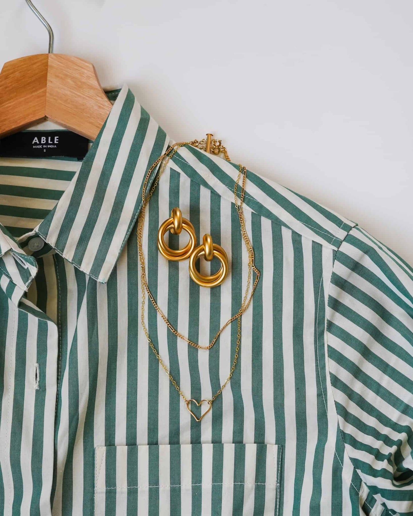 Gold Plated Knot Earrings Statement Earrings Sela Designs