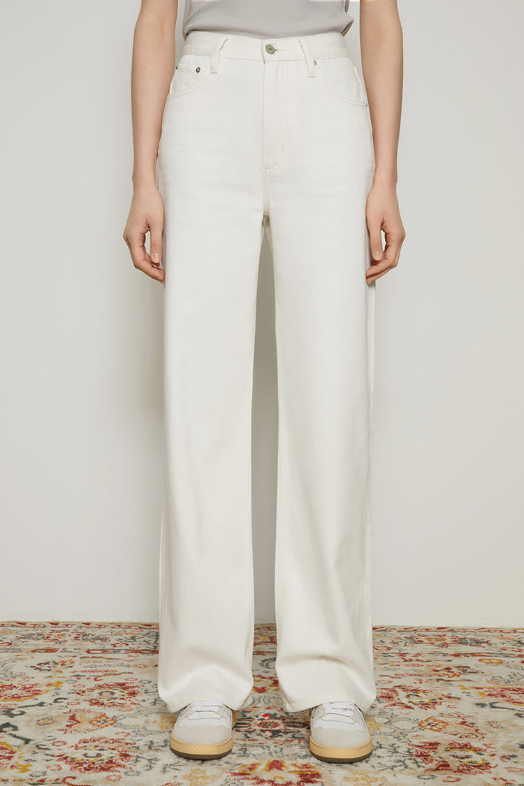 Whitefish High Rise Wide Jeans Mid-weight Denim Coney Island