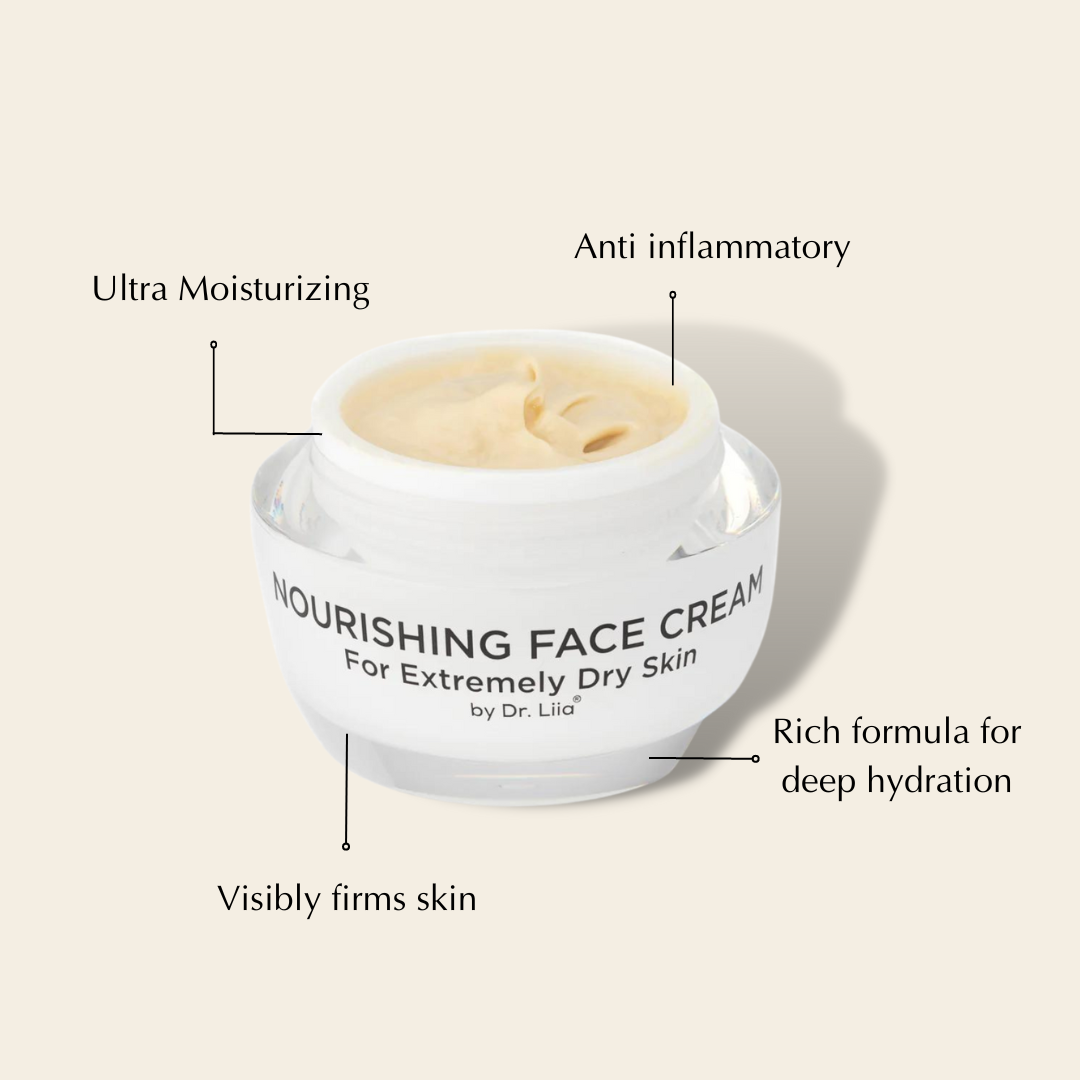 Nourishing Face Cream with Hydrating Oils for Dry Skin