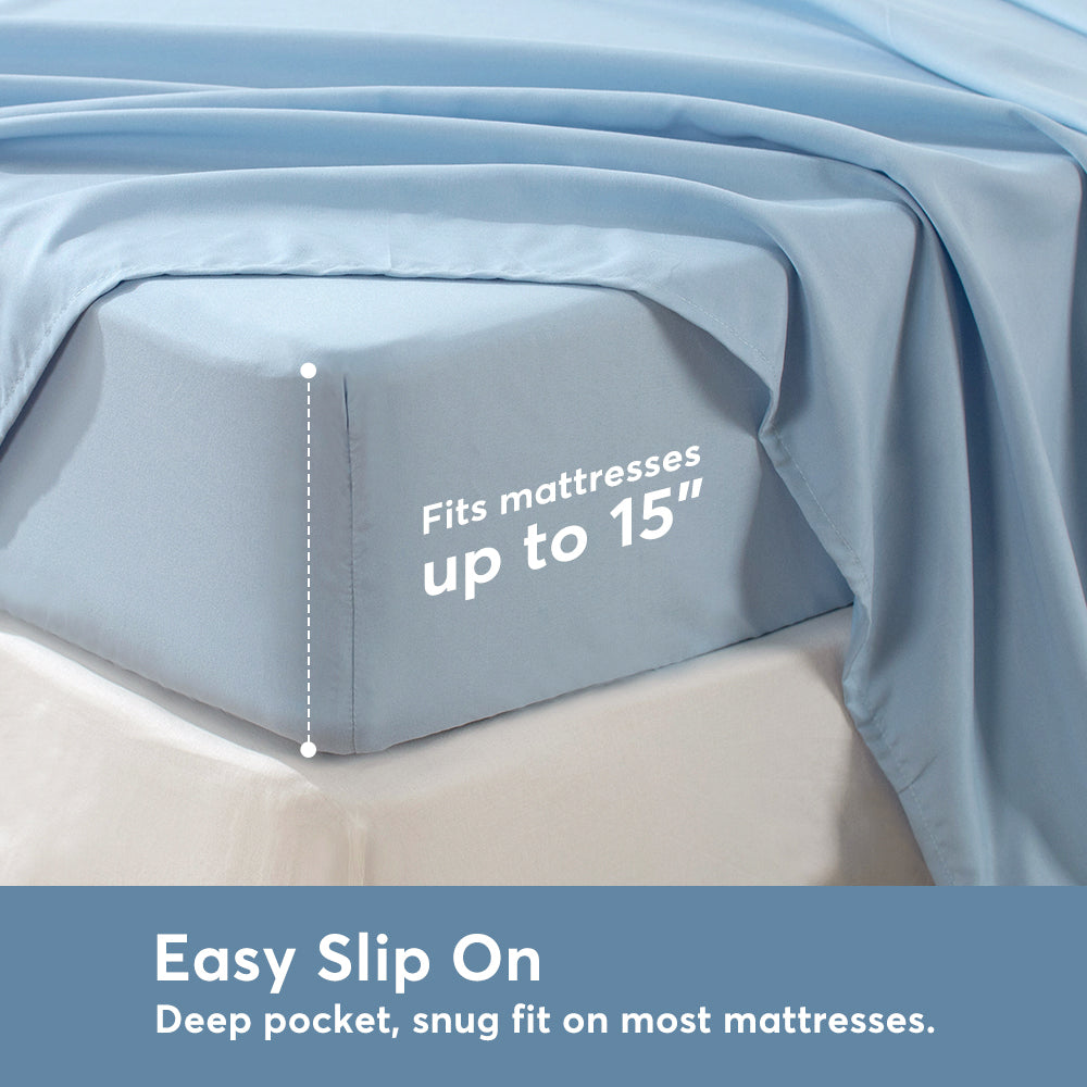 Soft Deep Pocket Sheet Bedding Set Kasentex